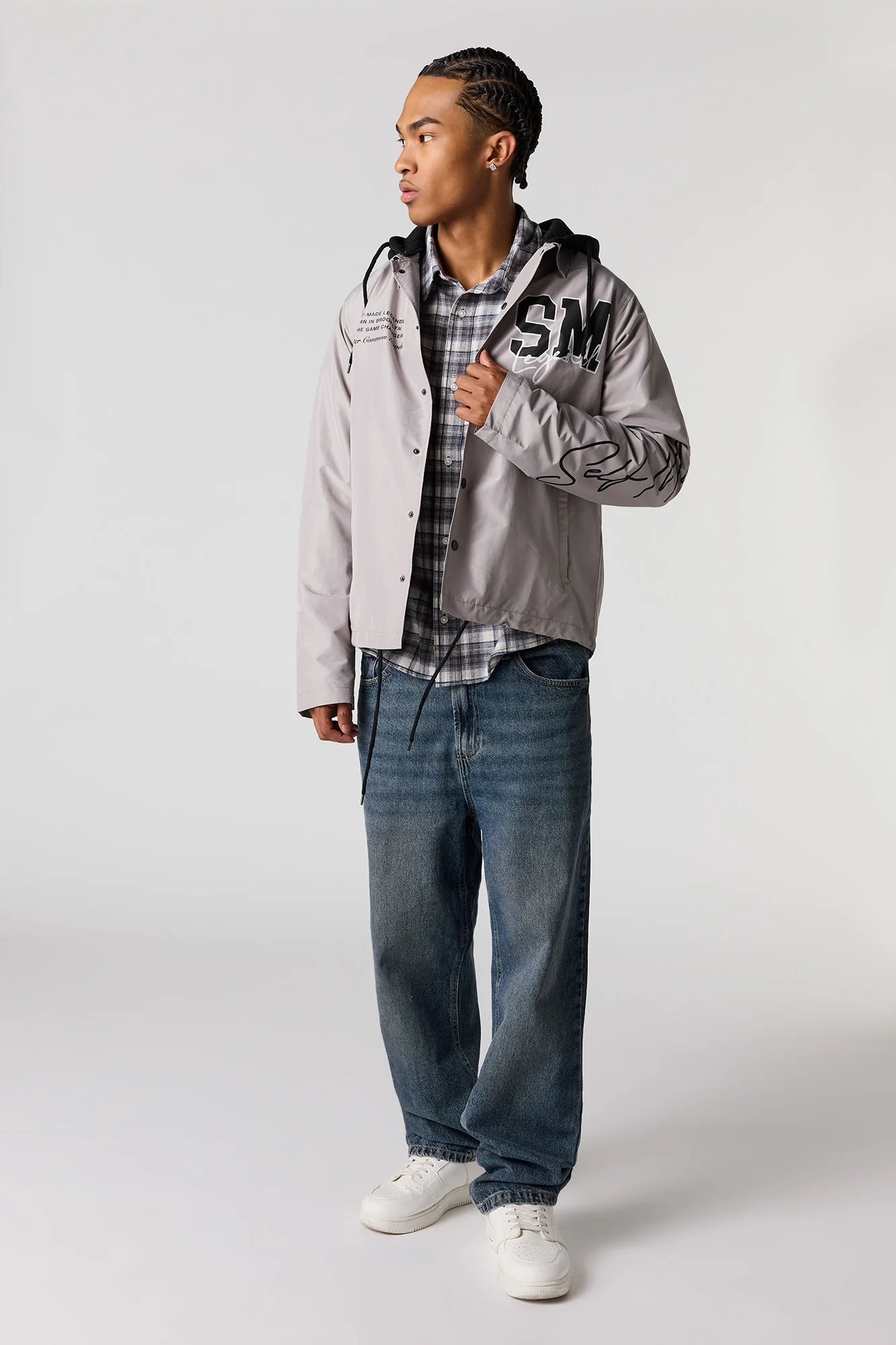 Graphic Bomber Jacket - Image 3