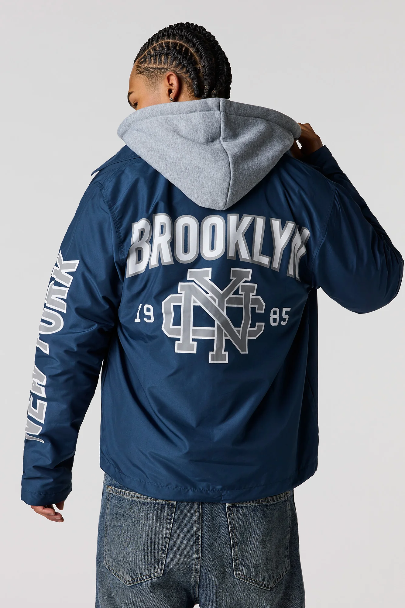 NY Graphic Bomber Jacket - Image 2