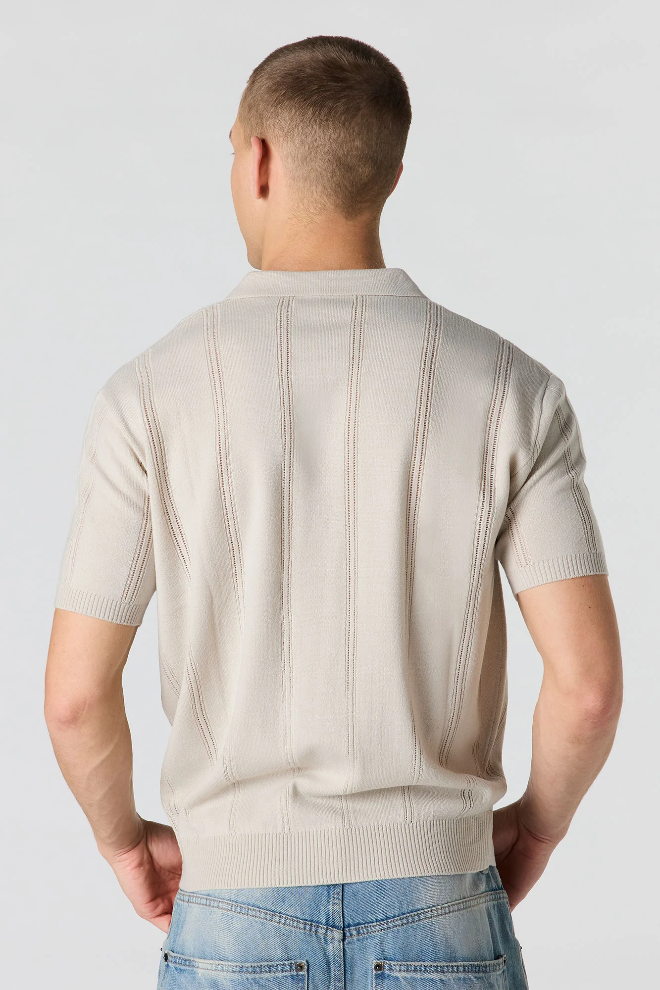 Knit Johnny Collar Polo - Image 2