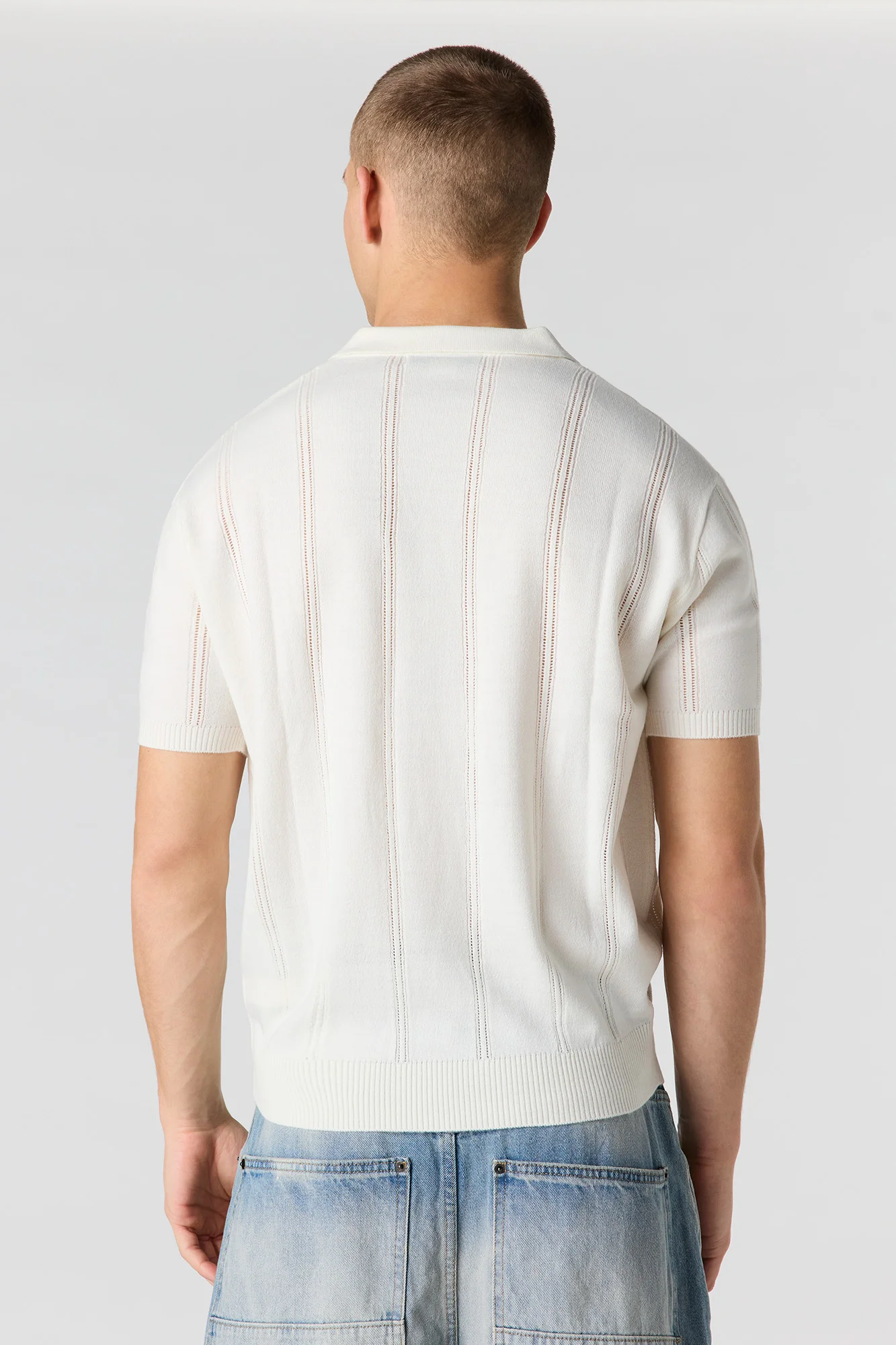 Knit Johnny Collar Polo - Image 8