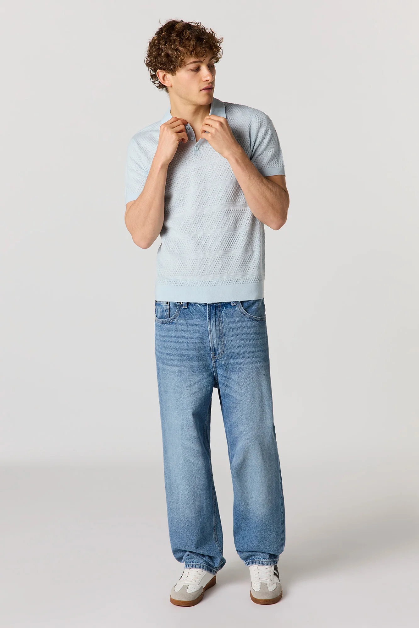 Knit Polo Top - Image 12