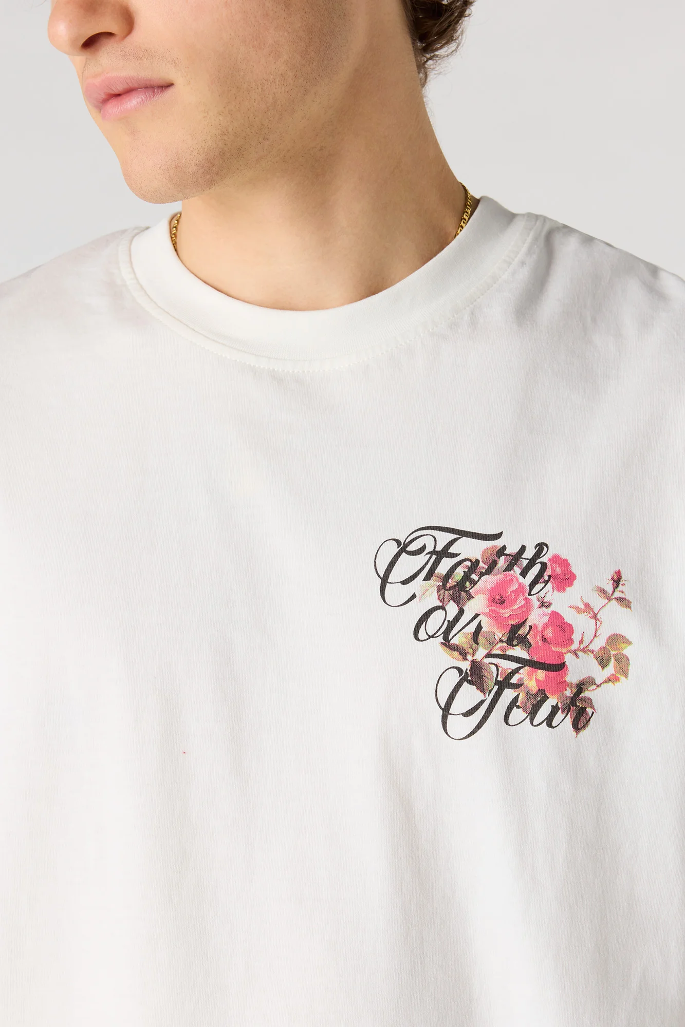 Faith Over Fear Graphic T-Shirt - Image 4