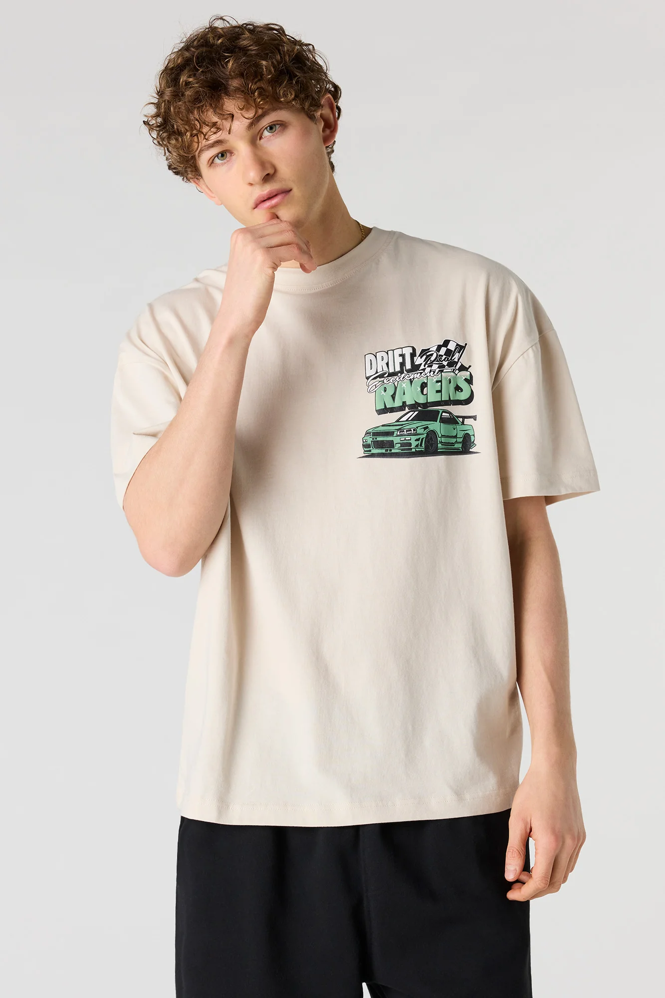 Drift Racer Puff Print Shirt - Image 2
