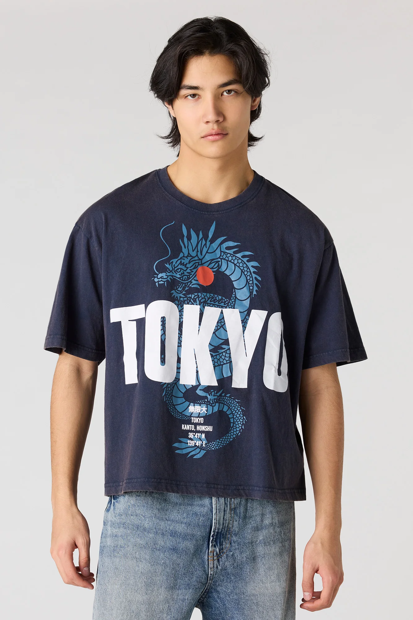 Washed Graphic Boxy T-Shirt - Image 5