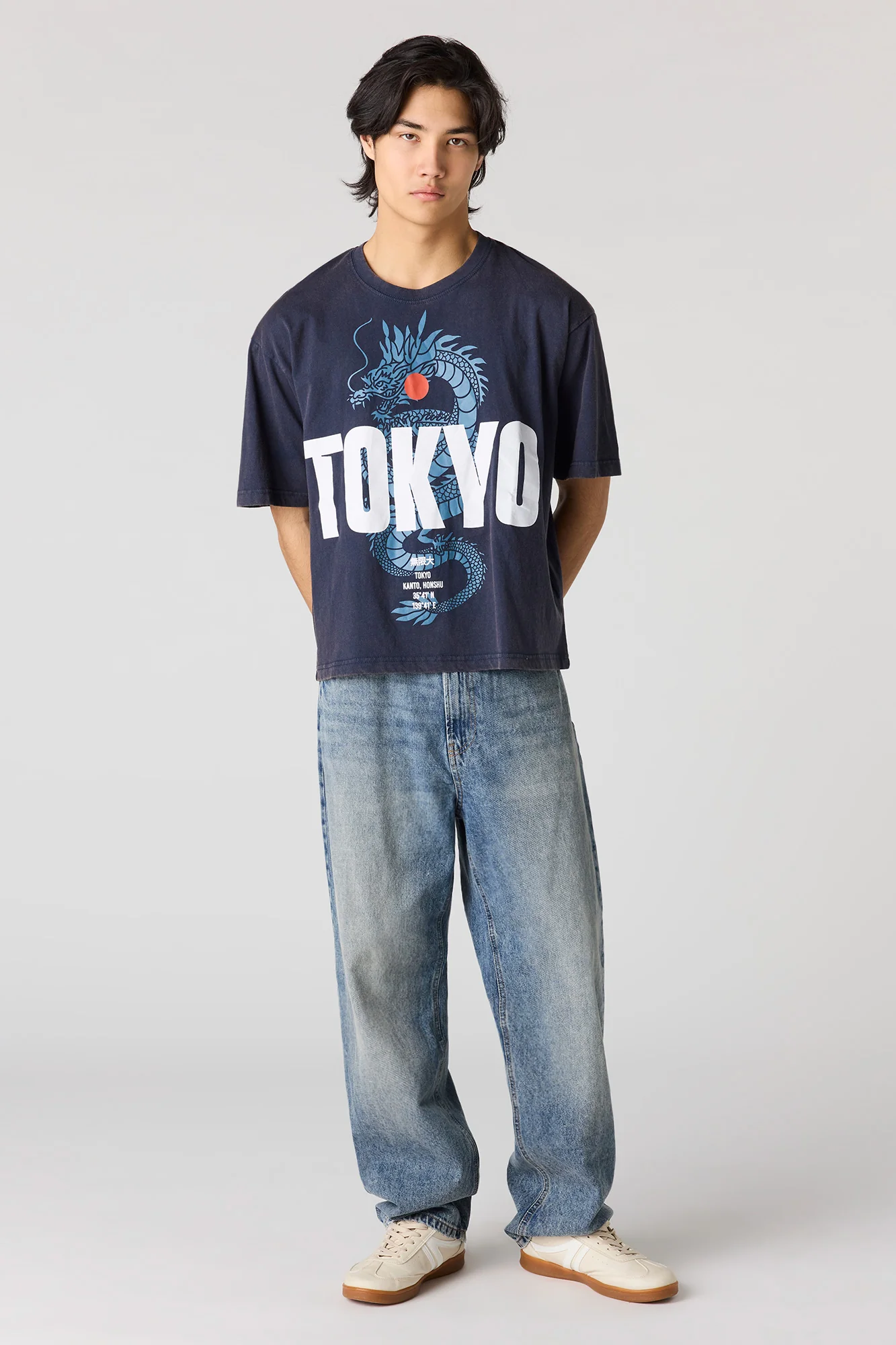 Washed Graphic Boxy T-Shirt - Image 6