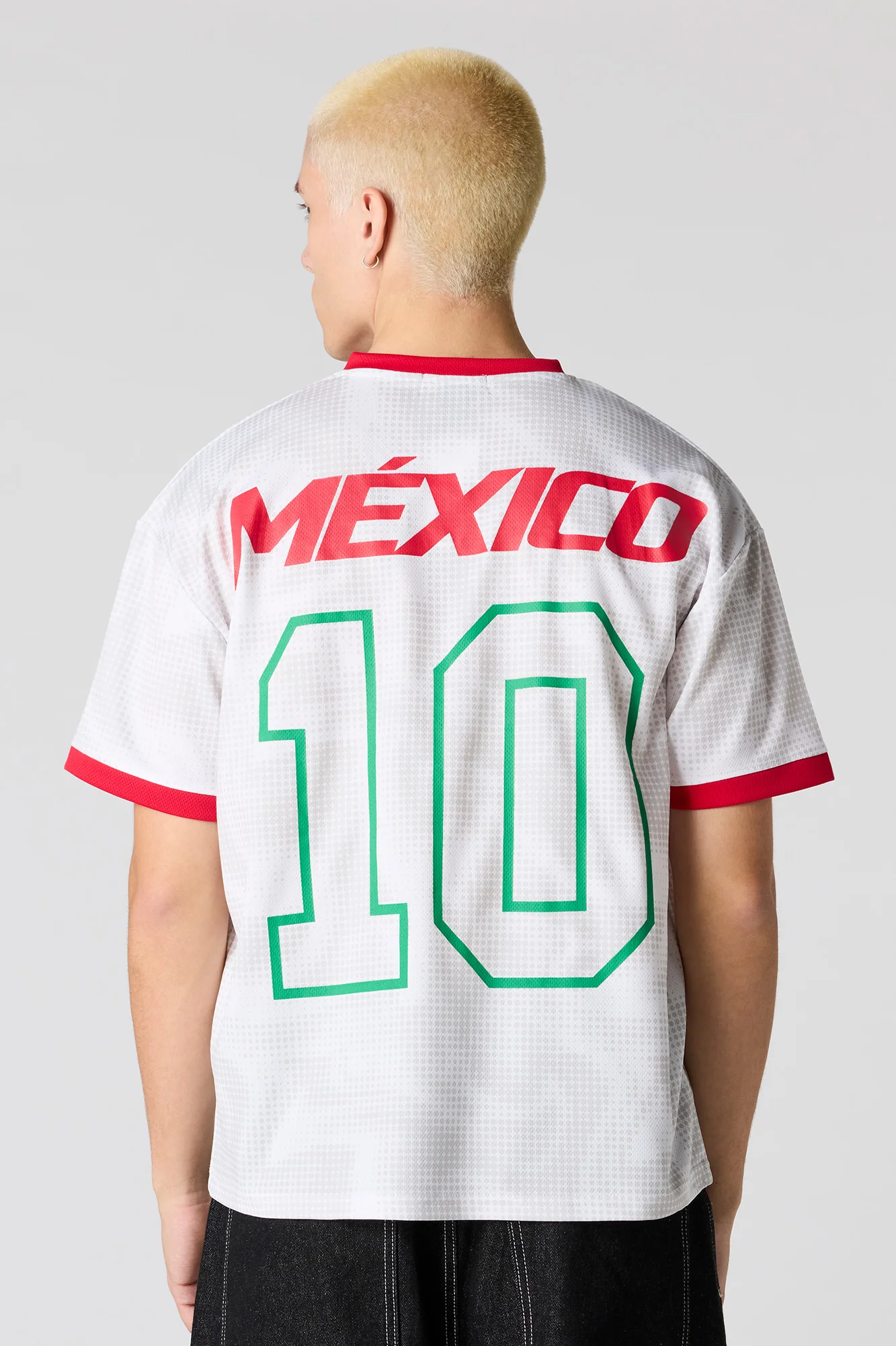 Mexico Graphic Mesh Soccer Jersey - Image 2