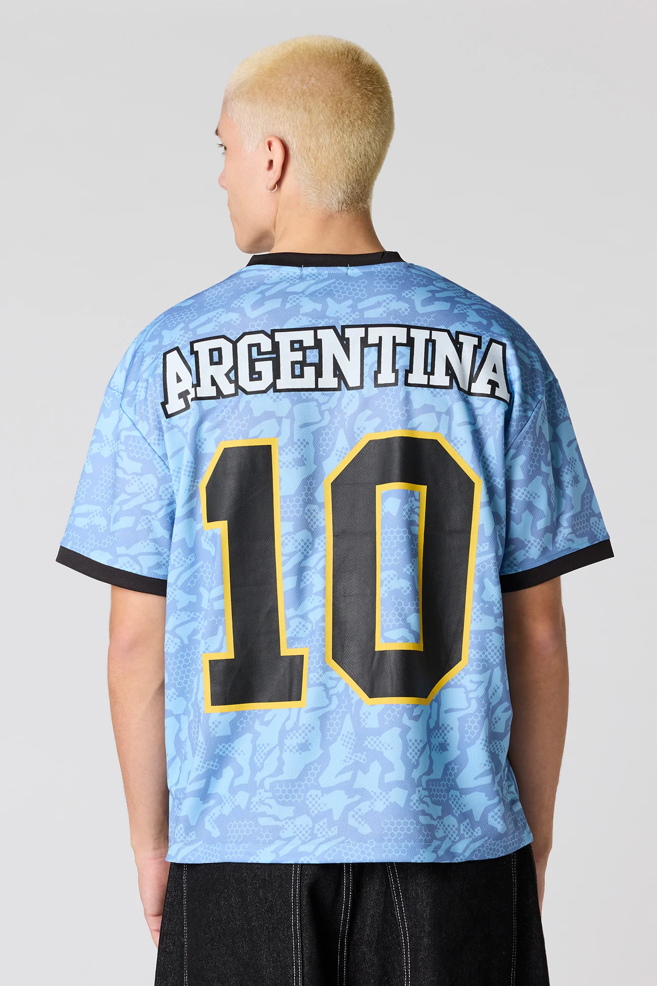 Argentina Graphic Mesh Soccer Jersey - Image 2