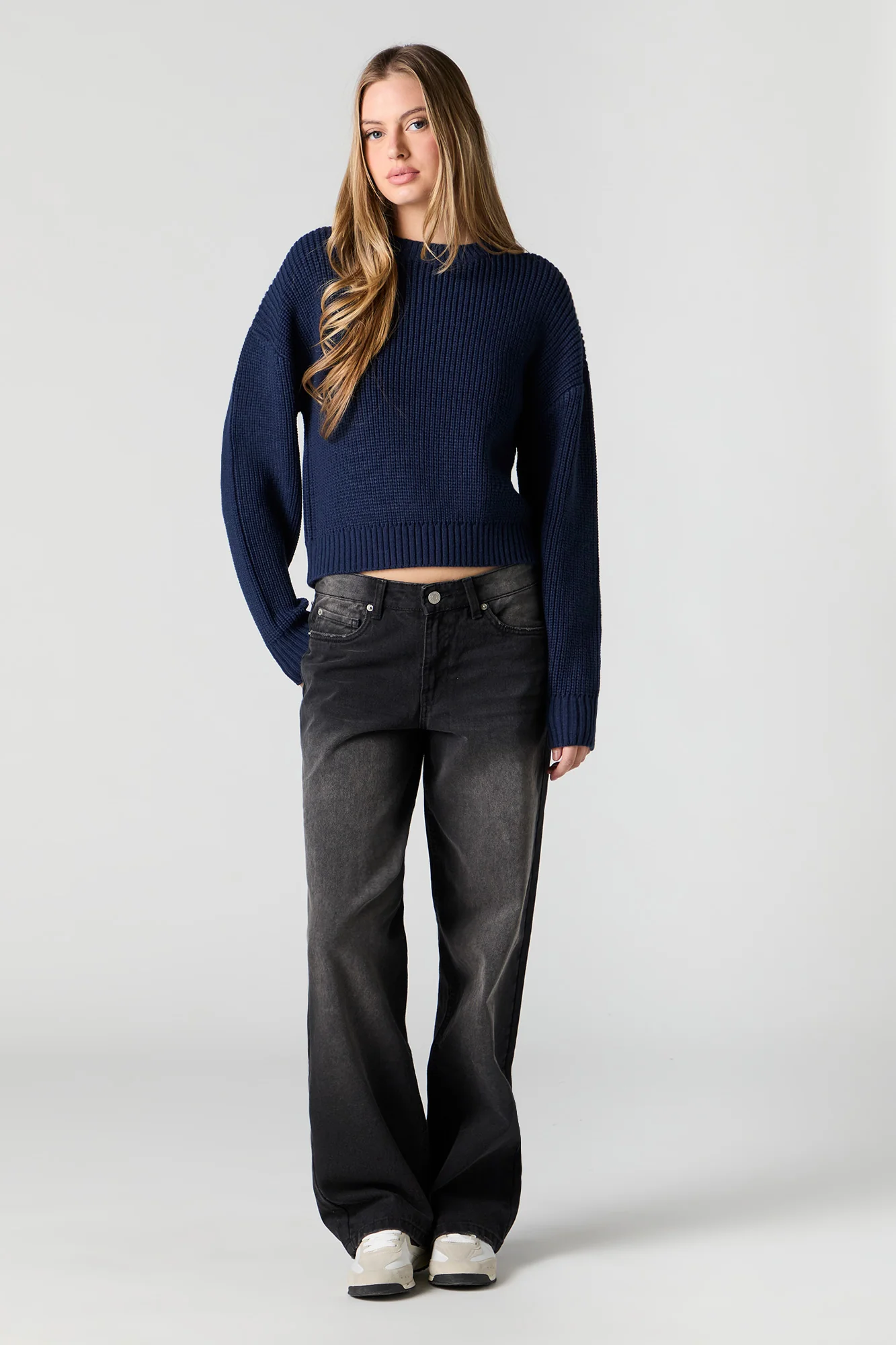 Chandail uni en tricot - Image 6
