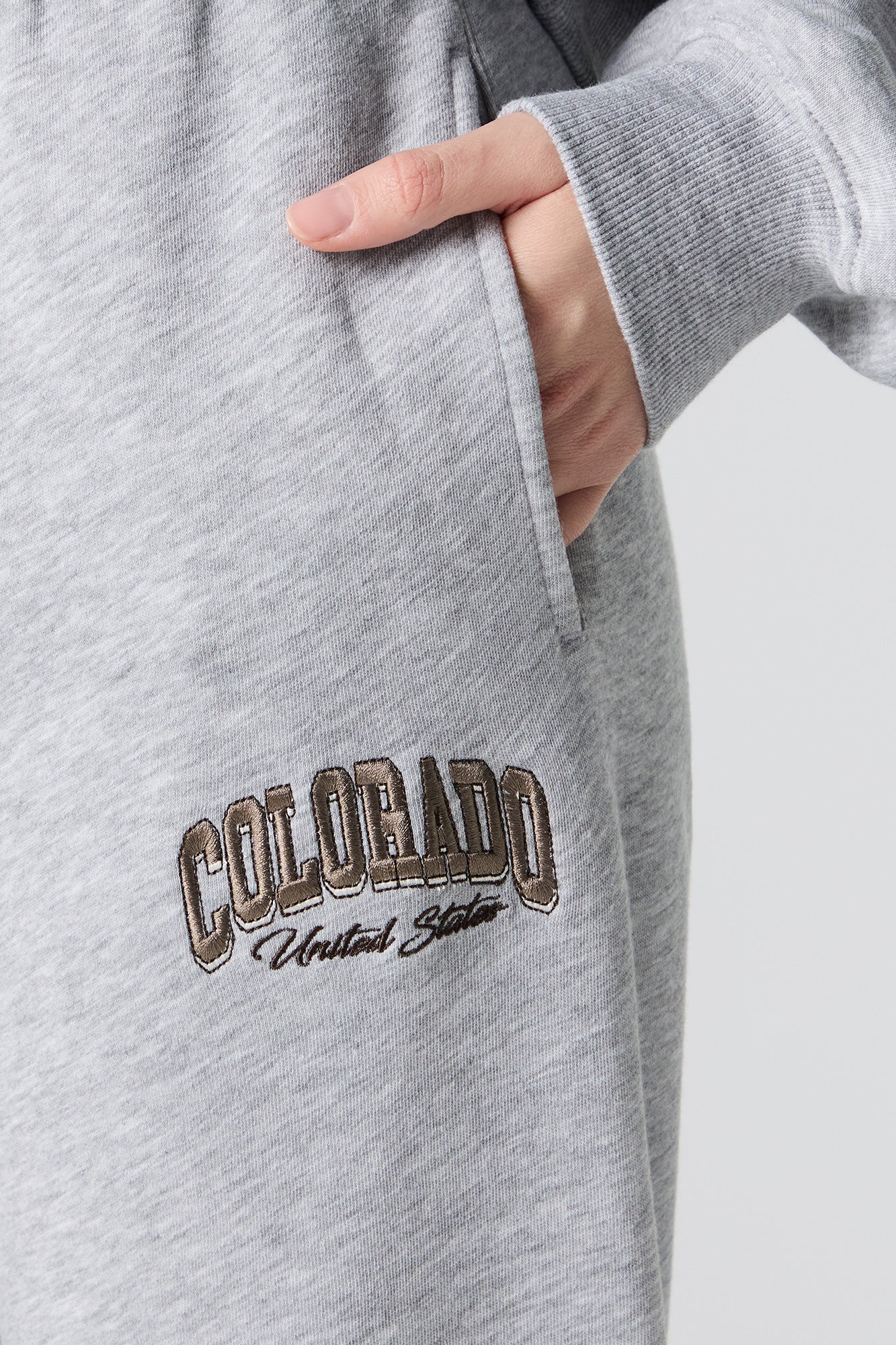 Embroidered Fleece Jogger - Image 8
