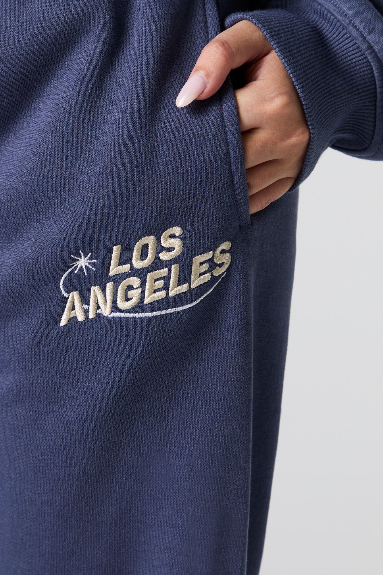 City Embroidered Classic Fleece Jogger - Image 8