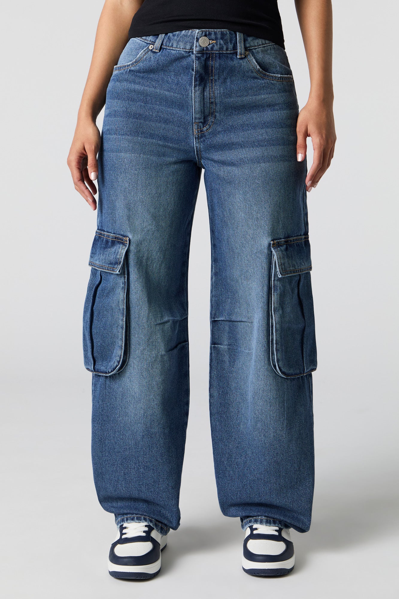Jean cargo en denim - Image 8