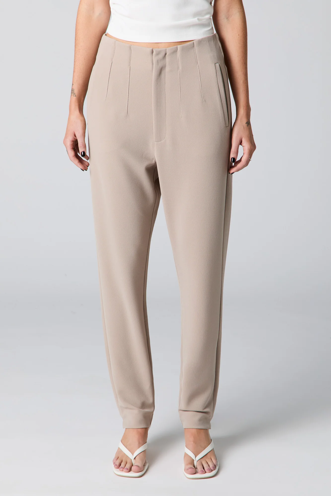 Crepe Slim Dress Pant - Image 2