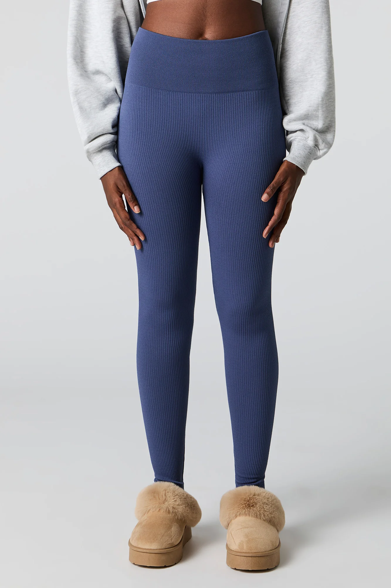 Legging côtelé sans couture à taille haute - Image 17