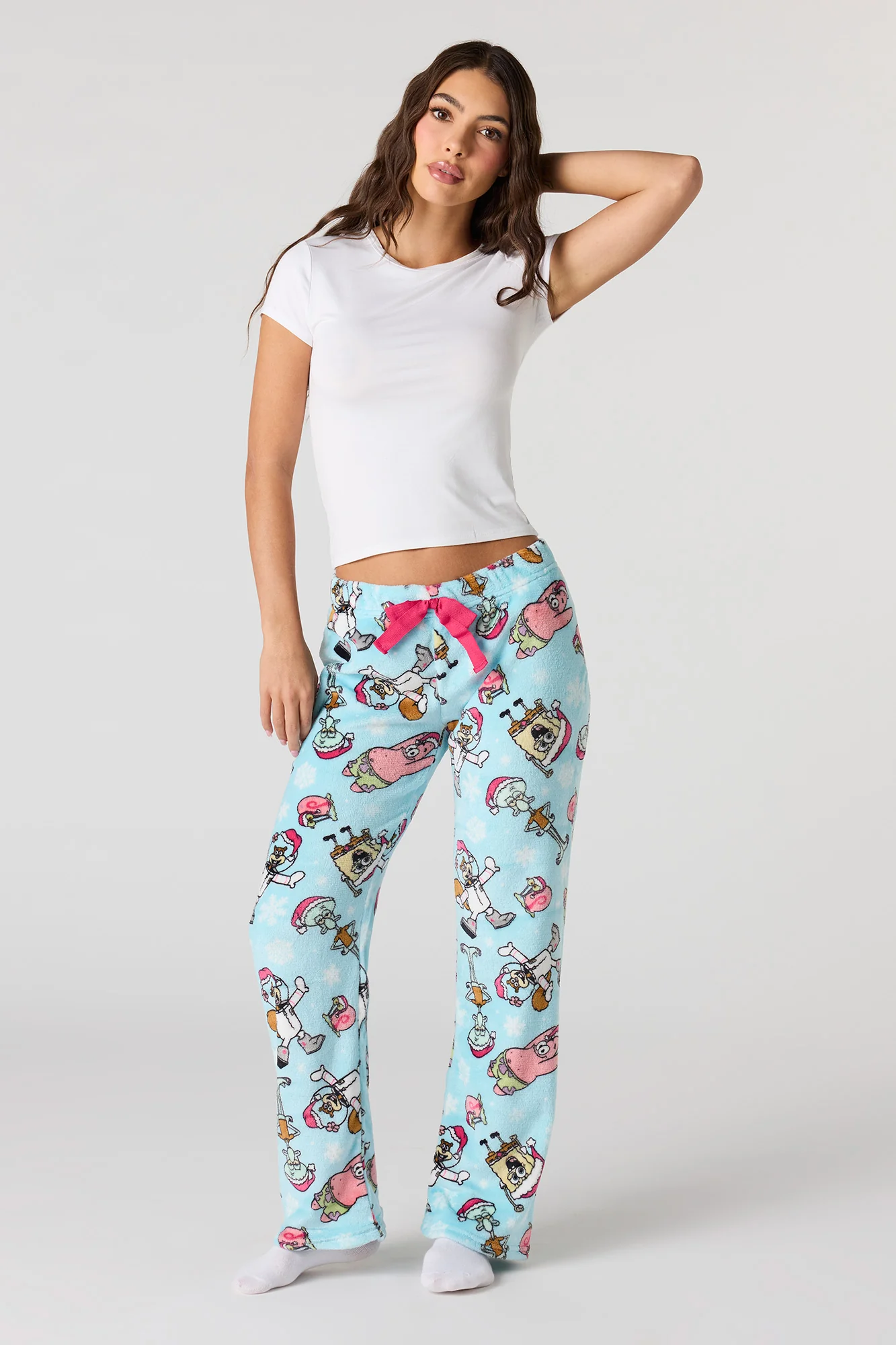 Holiday Printed Plush Pajama Pant - Image 13