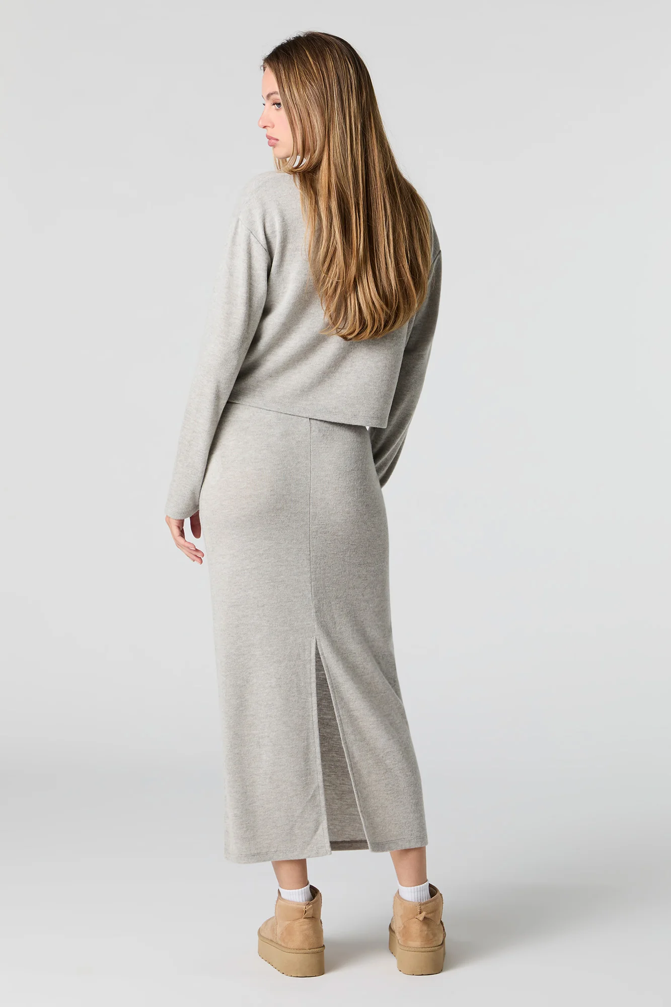 Knit Maxi Skirt - Image 3