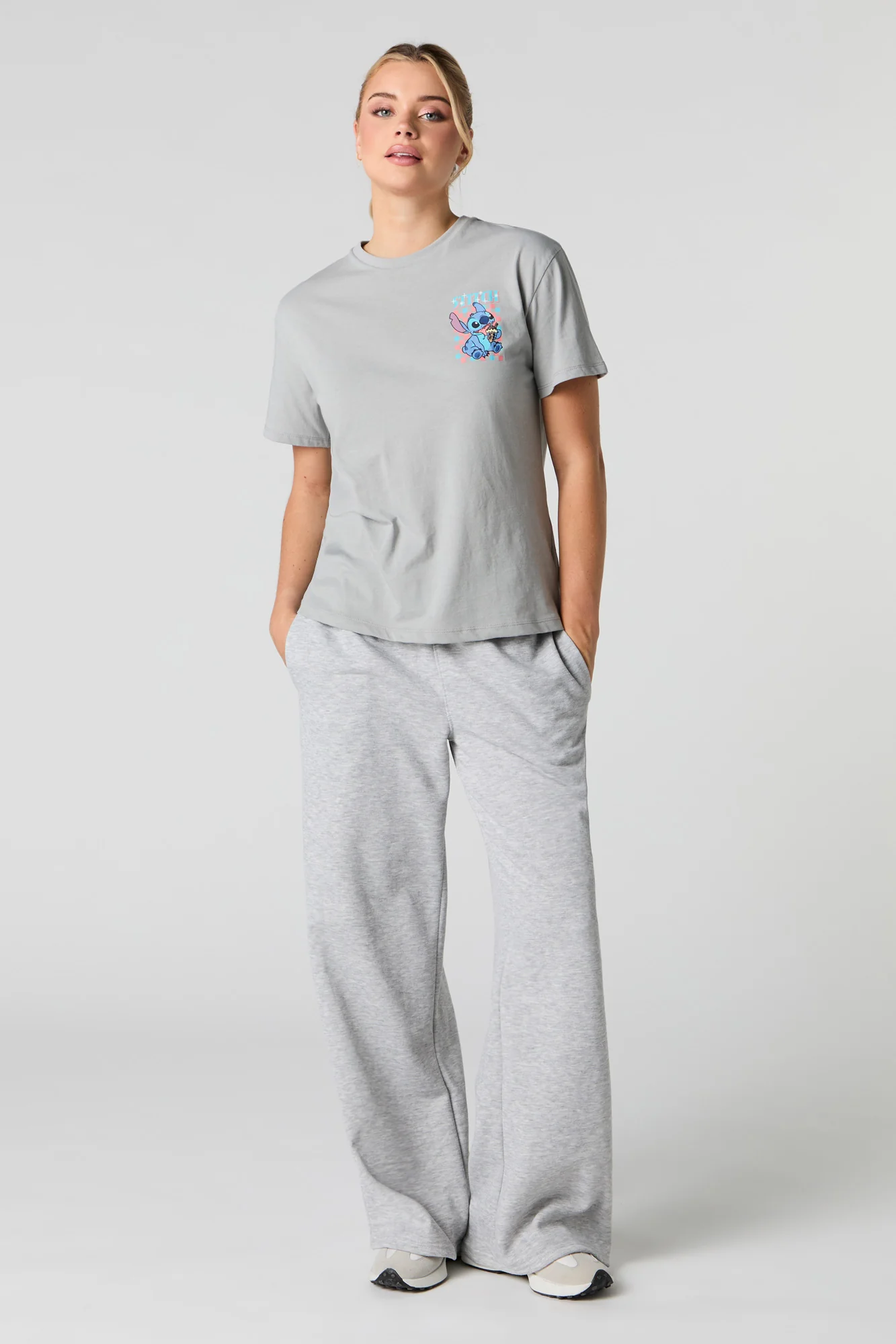 Stitch Graphic Boyfriend T-Shirt - Image 3