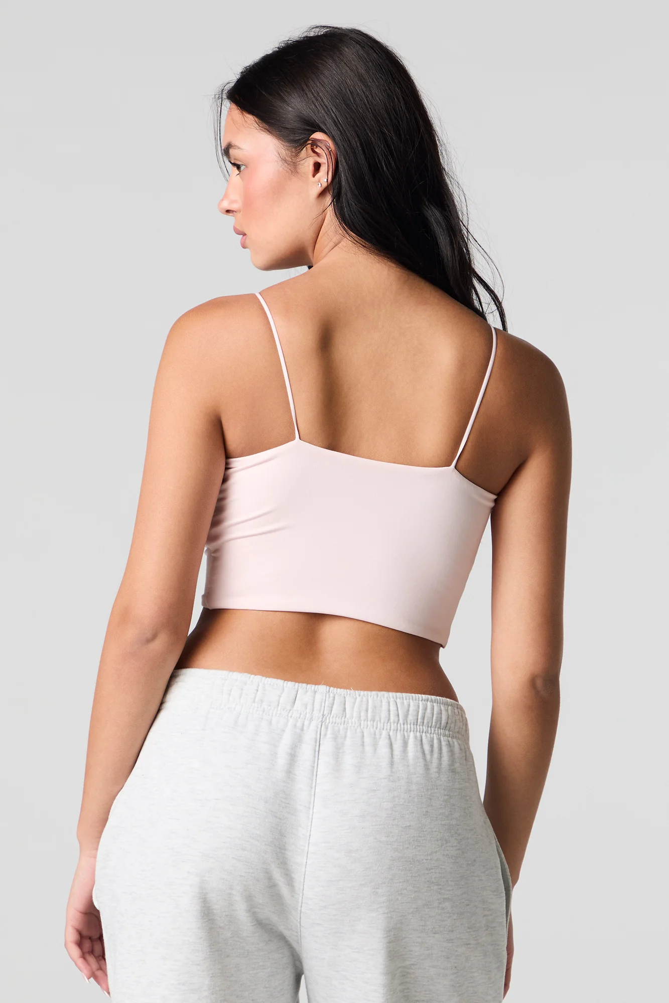 Camisole profilée courte à fines bretelles - Image 20