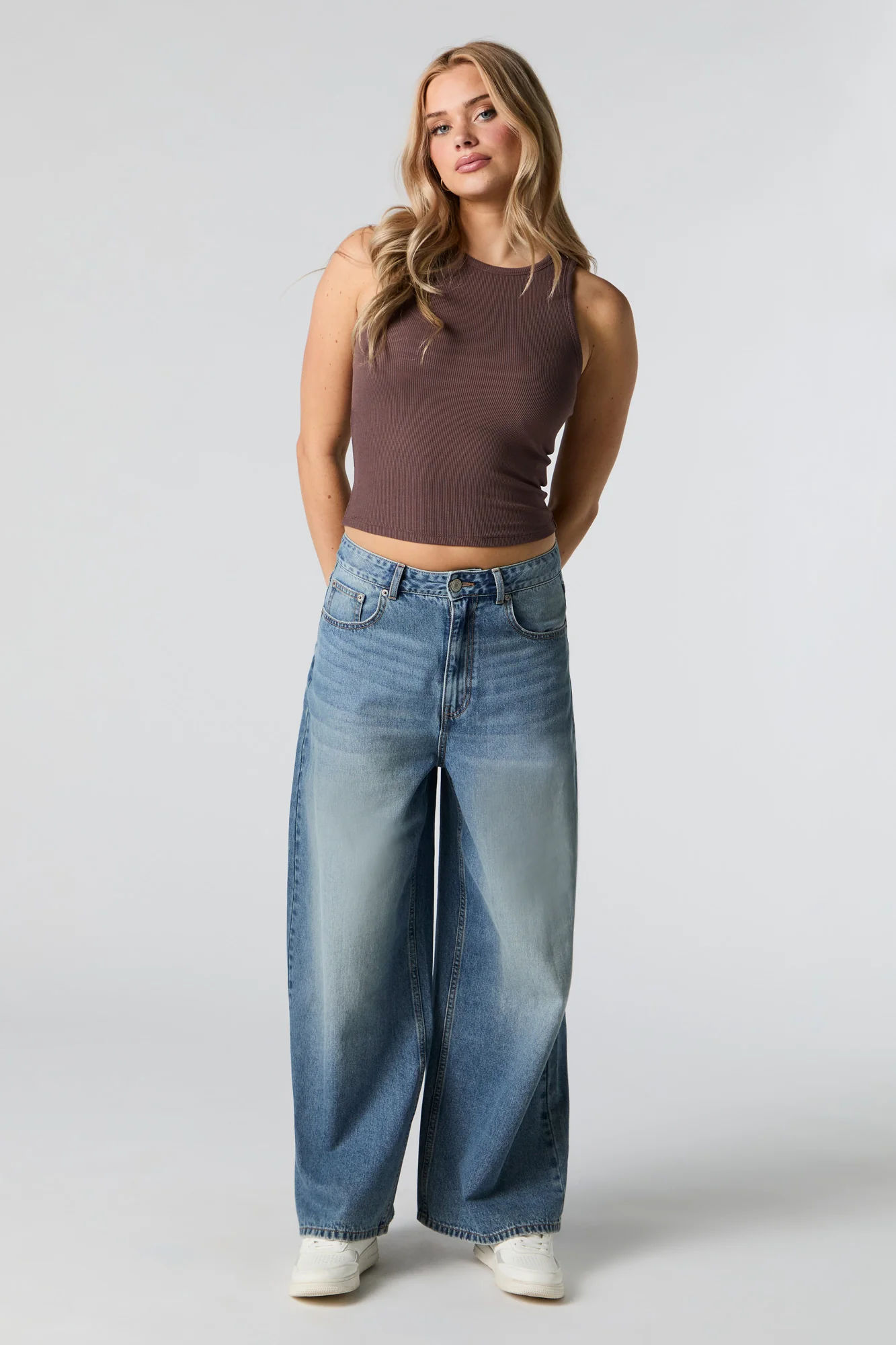 Ribbed High Neck Tank - Image 21