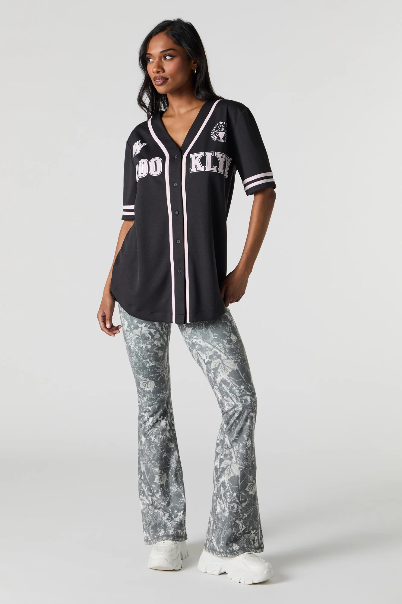 Jersey de baseball en filet à imprimé City - Image 9