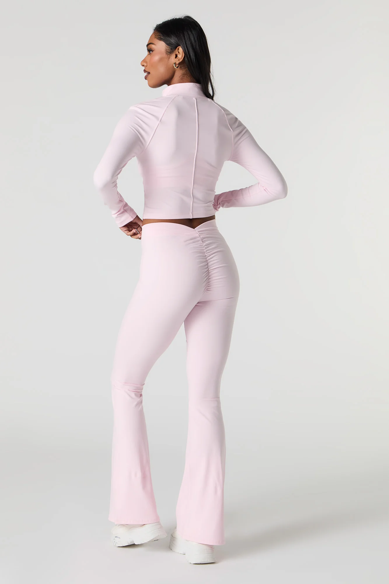 Active Ruched Back Flare Pant - Image 3