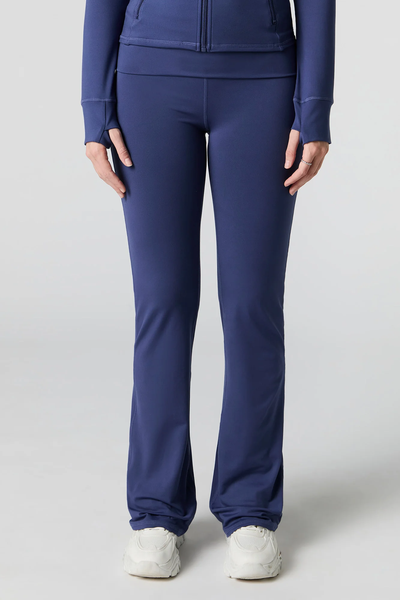 Foldover Waist Flare Legging - Image 11