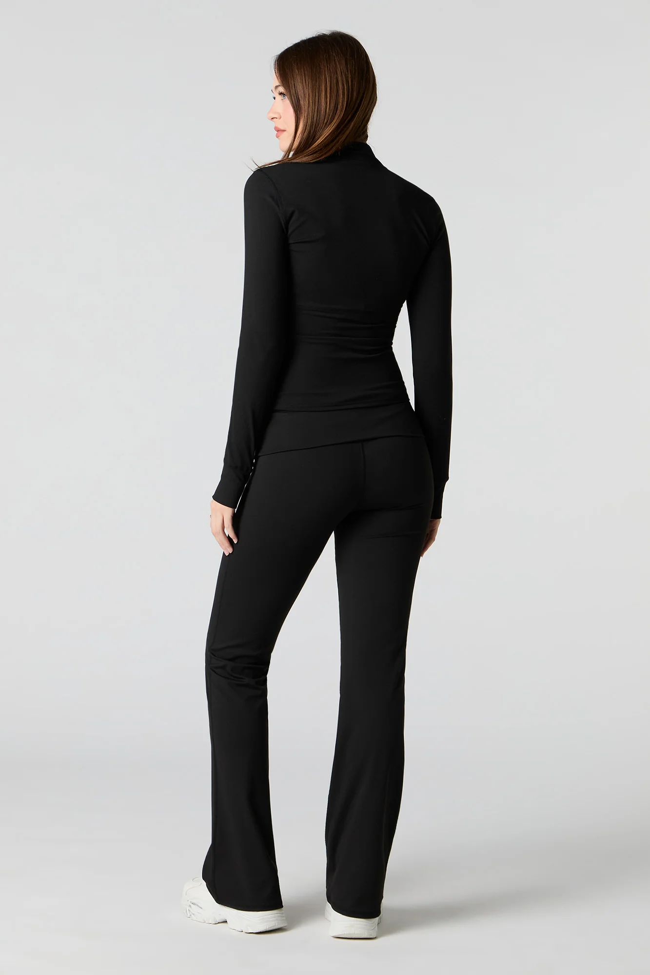 Foldover Waist Flare Legging - Image 6