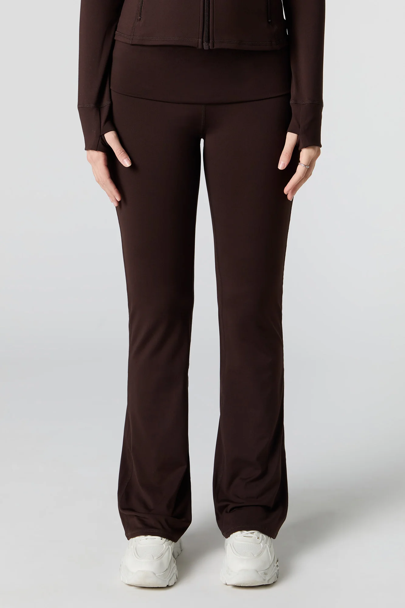Foldover Waist Flare Legging - Image 8