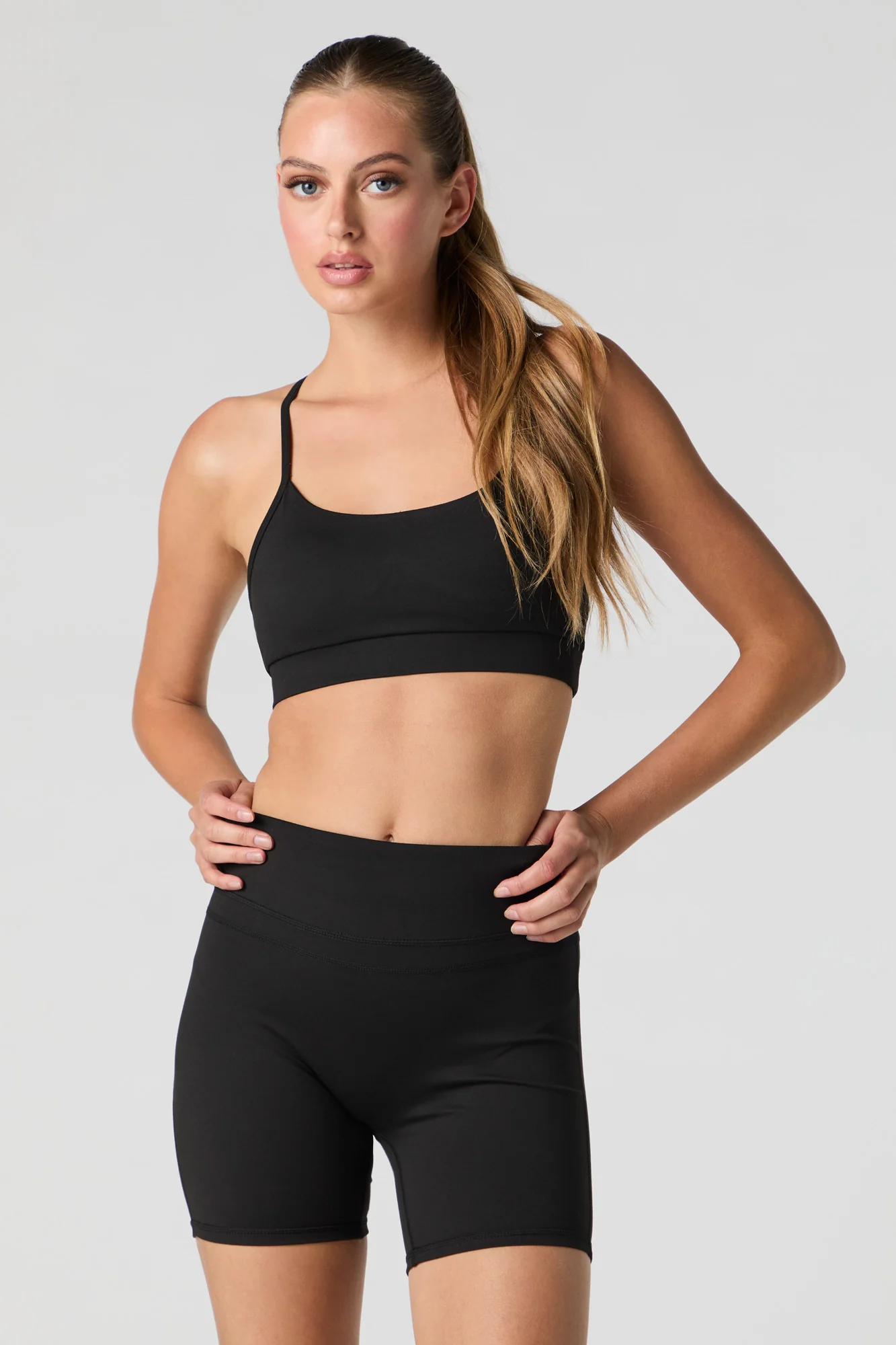 Active Ruched Back Biker Short - Image 4
