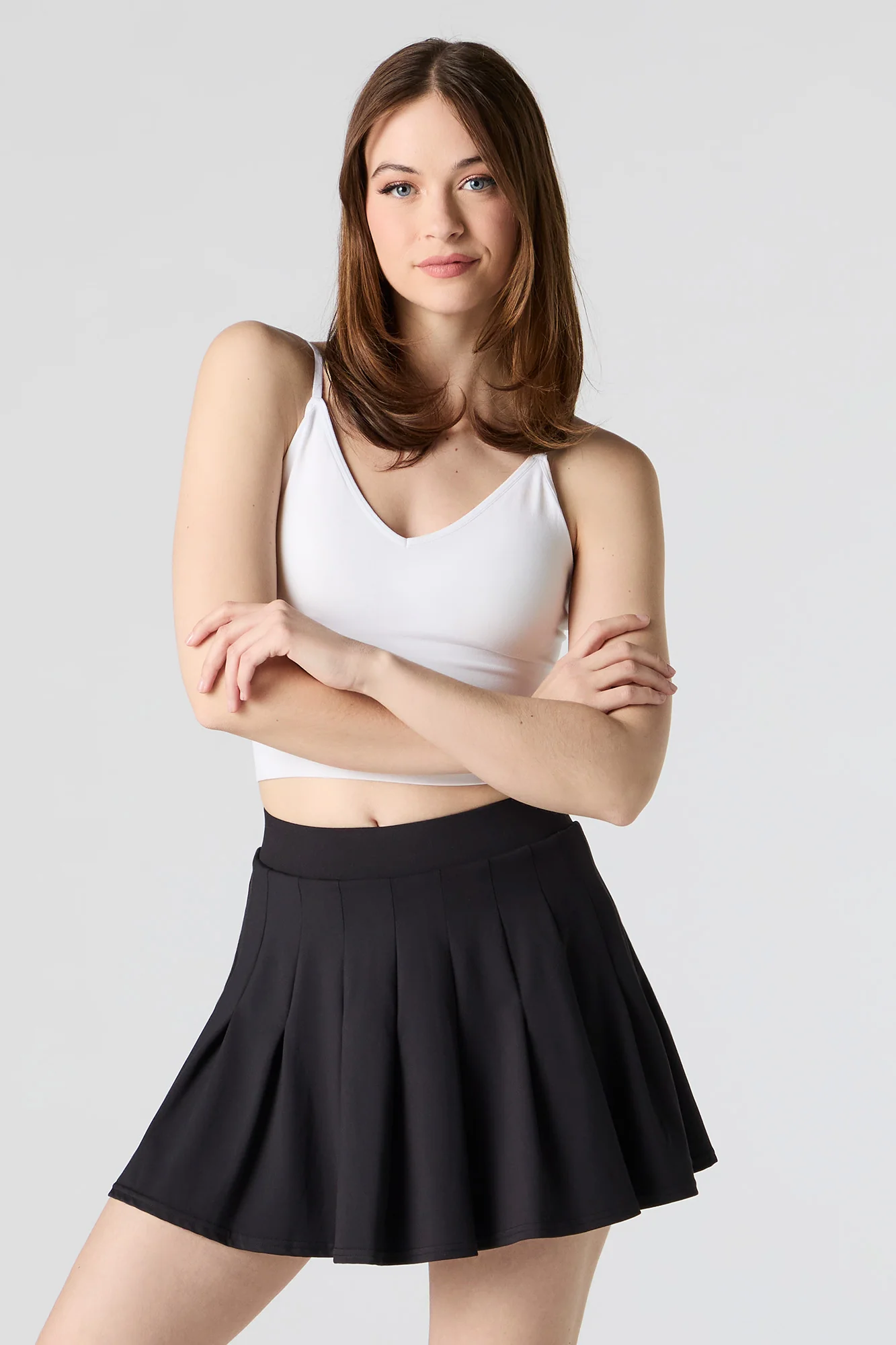 Active Pleated Mini Skort - Image 5