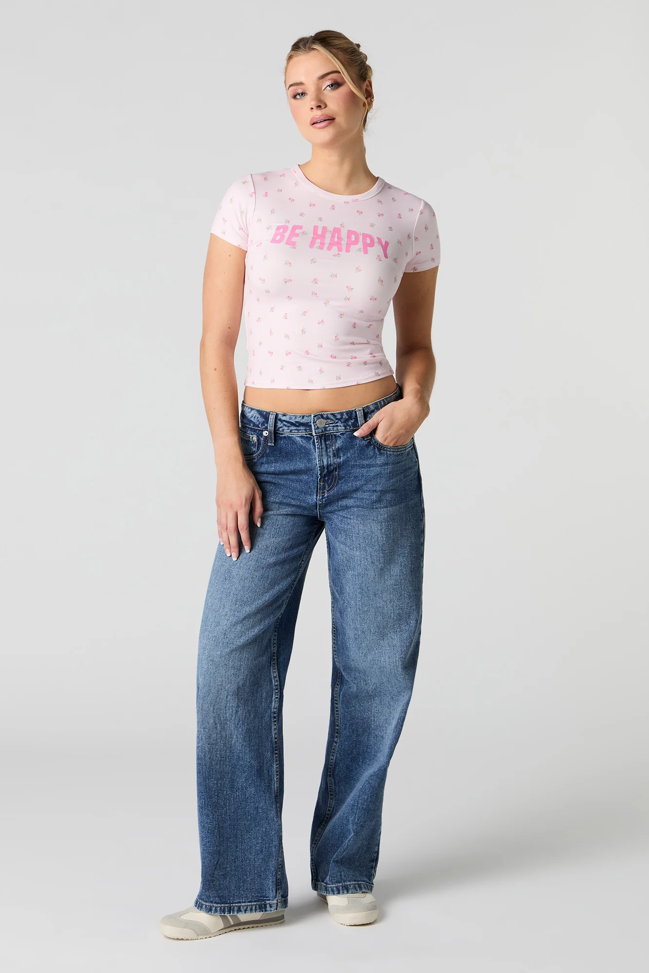 Graphic Printed Fitted T-Shirt - Image 19