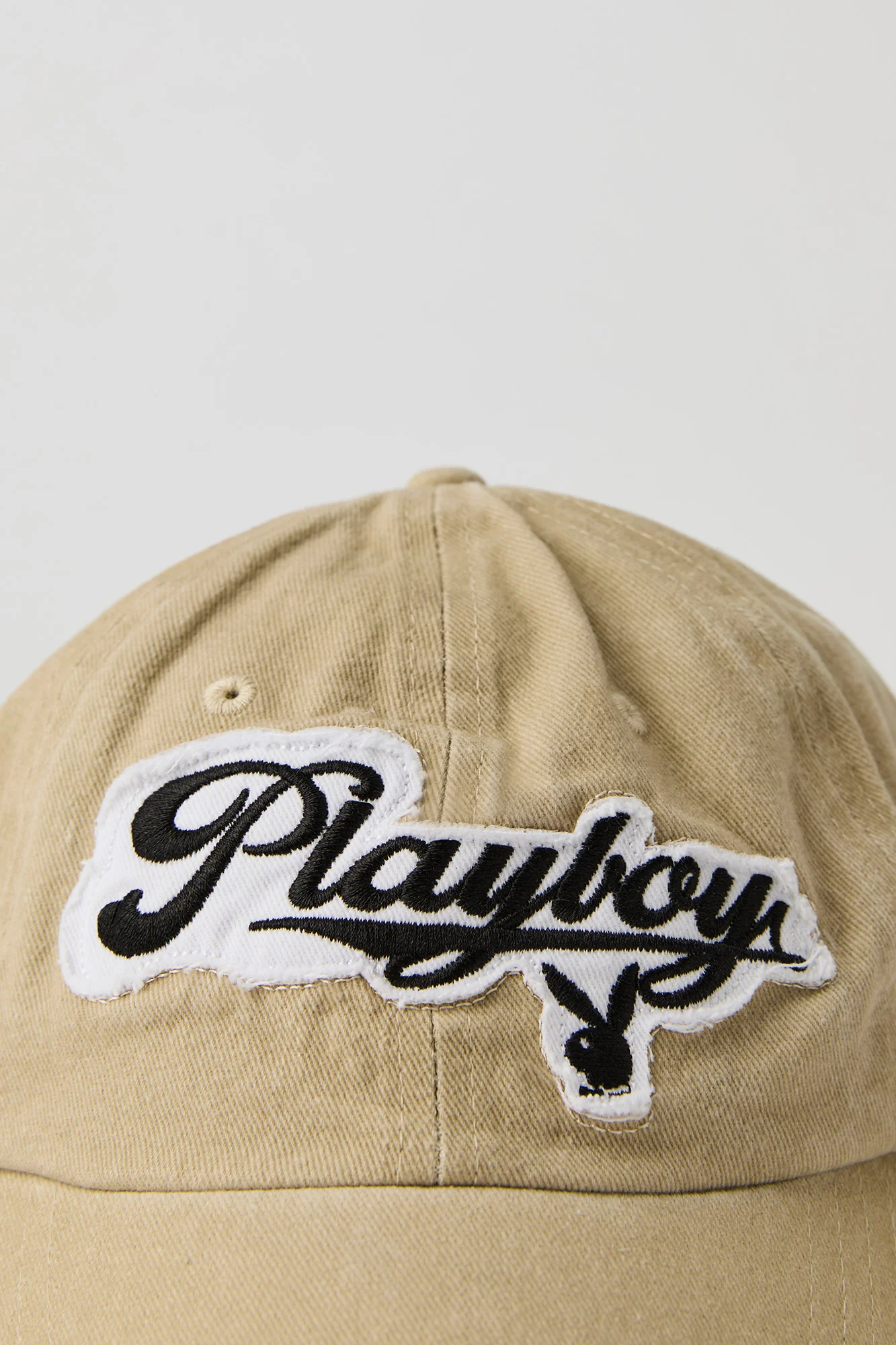 Distressed Playboy Patch Baseball Hat - Image 4