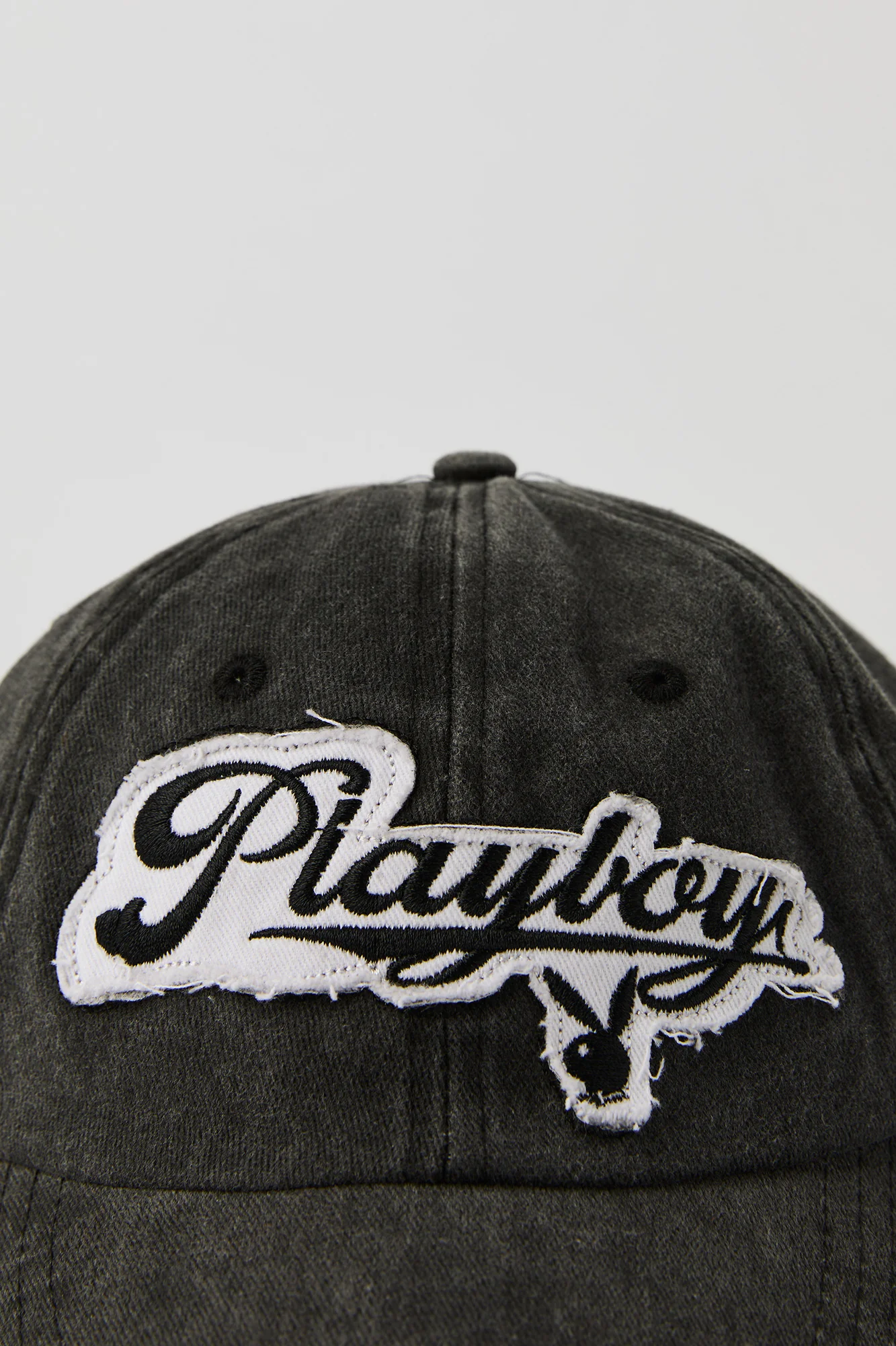 Distressed Playboy Patch Baseball Hat - Image 8