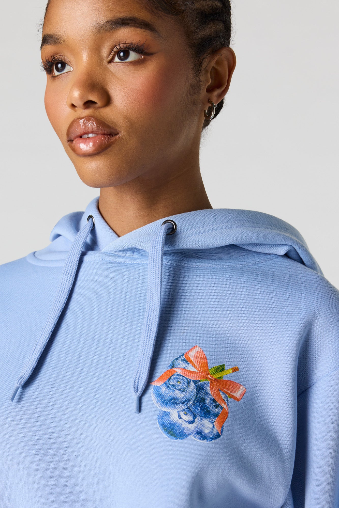 Fruit Graphic Fleece Hoodie - Image 4