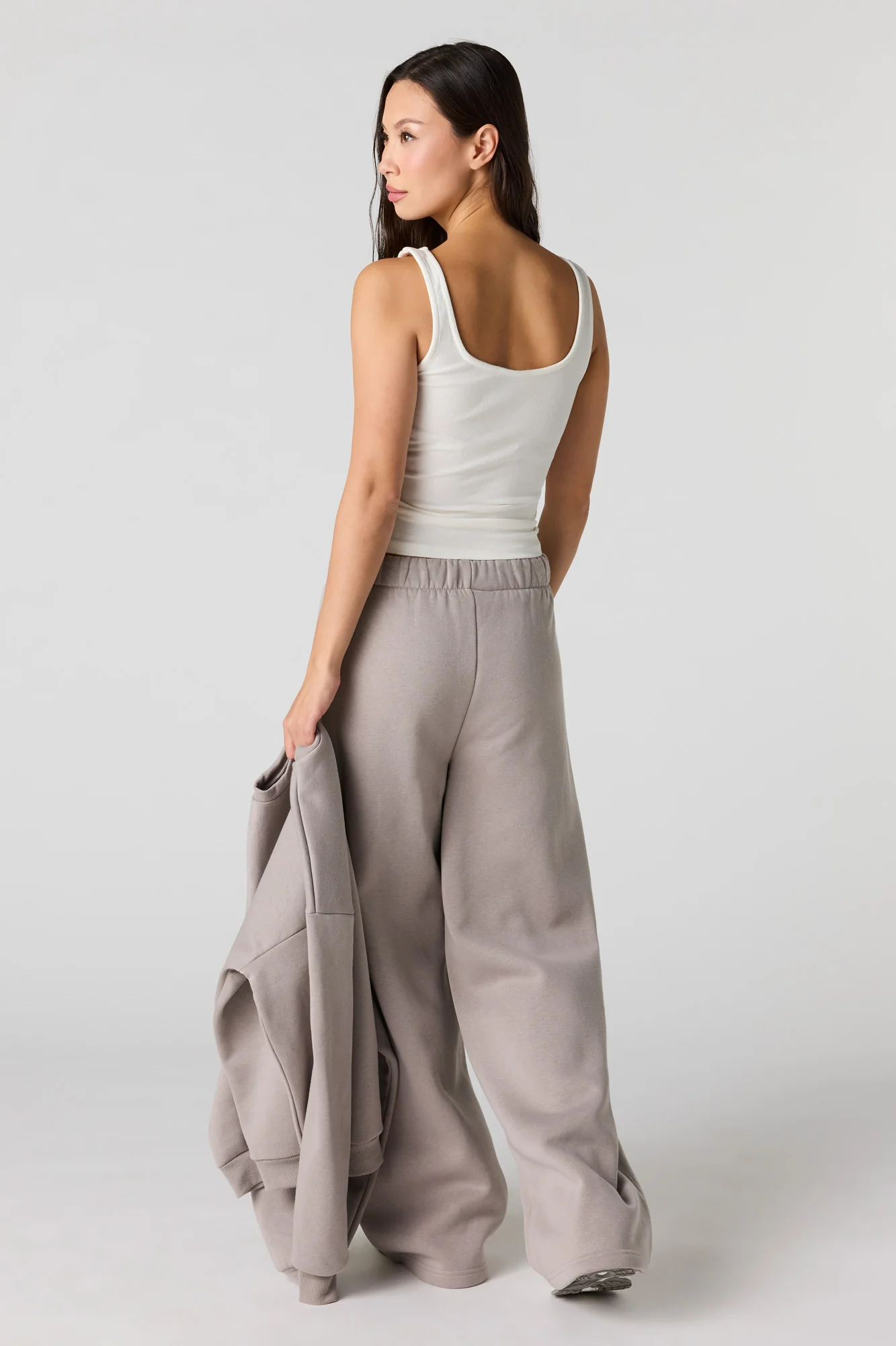 Classic Fleece Wide Leg Sweatpant - Image 6
