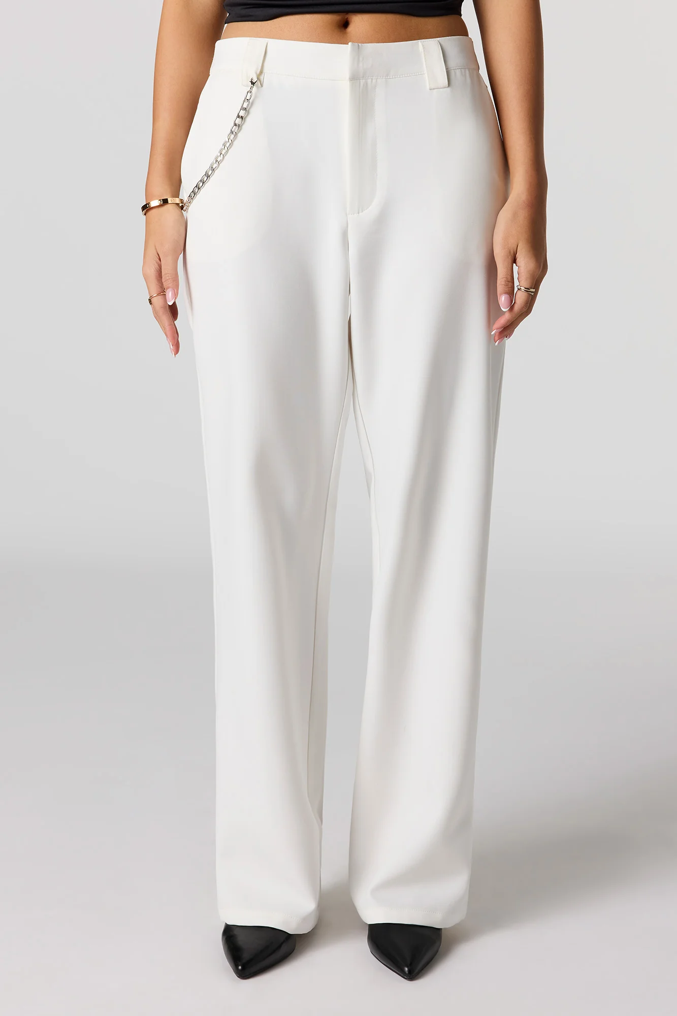 Low Rise Chain Dress Pant - Image 2