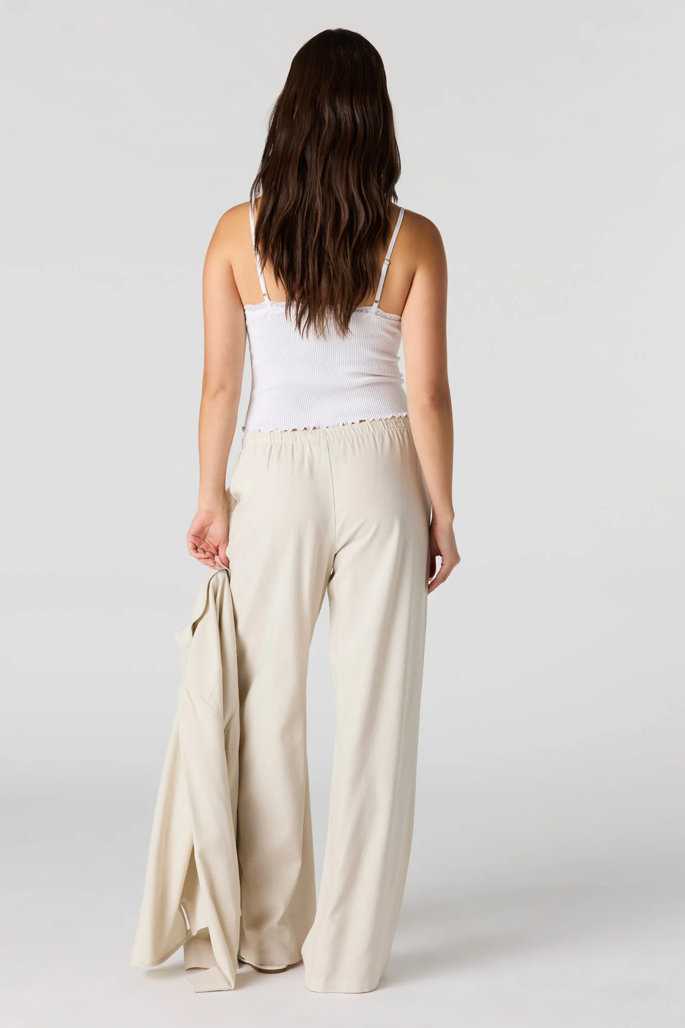 Linen-Blend Drawstring Pant - Image 12