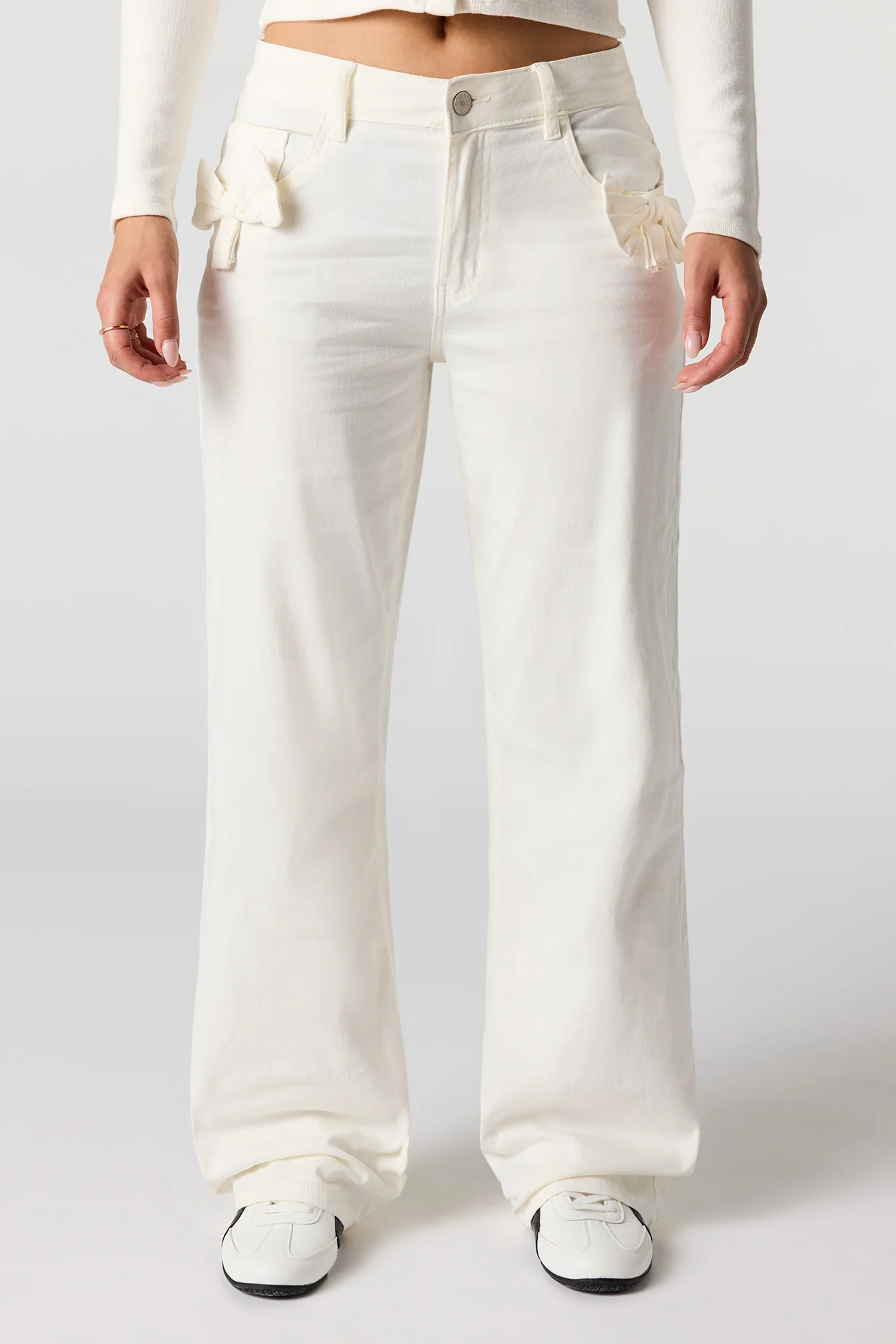 Bow Pocket Wide Leg Pant - Image 16