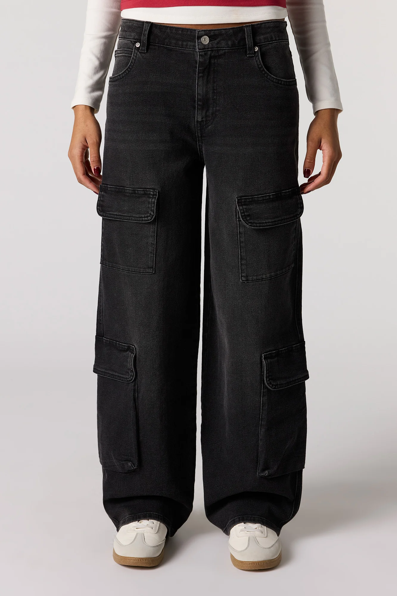 Low Rise Baggy Cargo Jean - Image 6