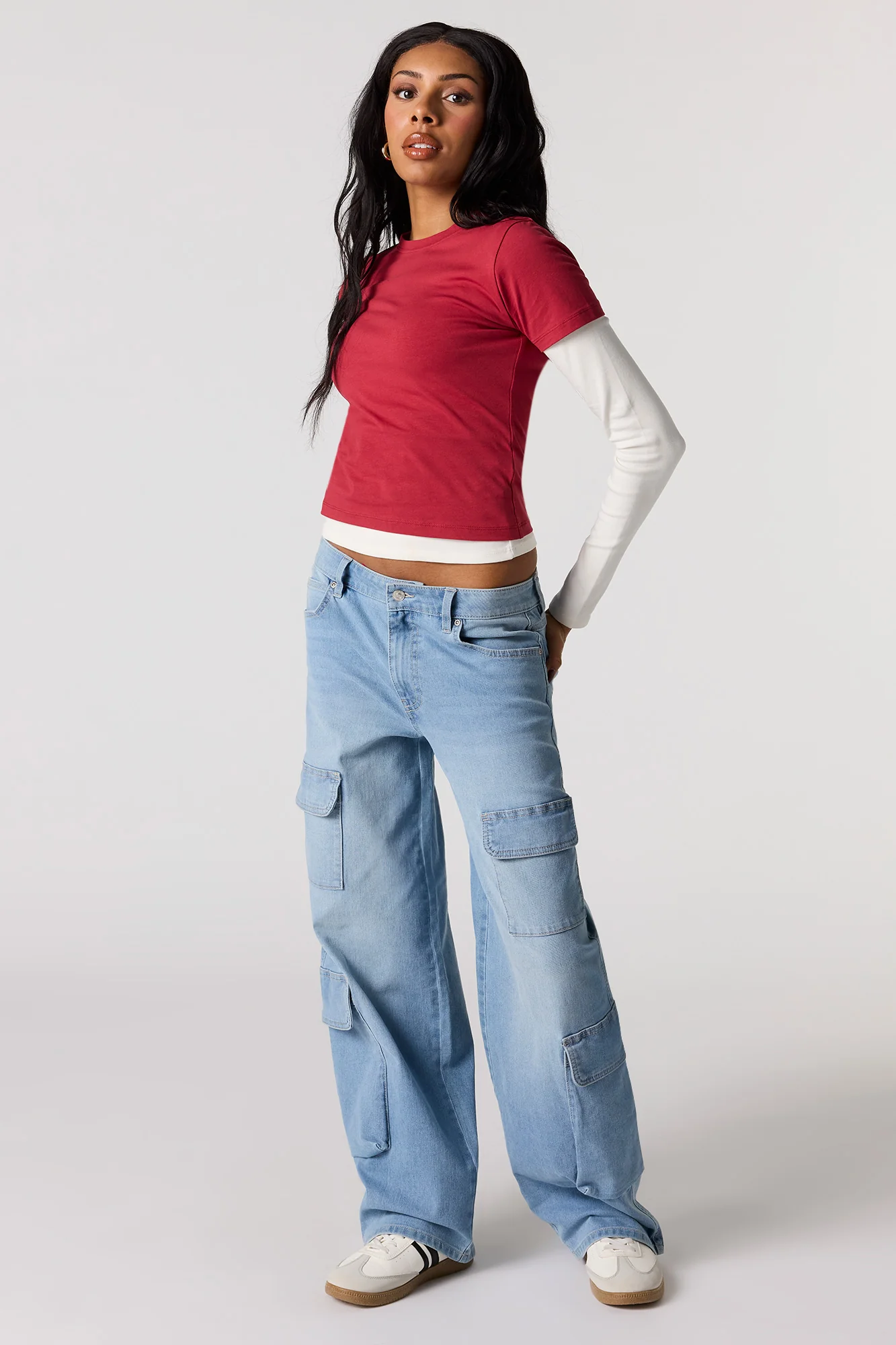 Low Rise Baggy Cargo Jean - Image 8