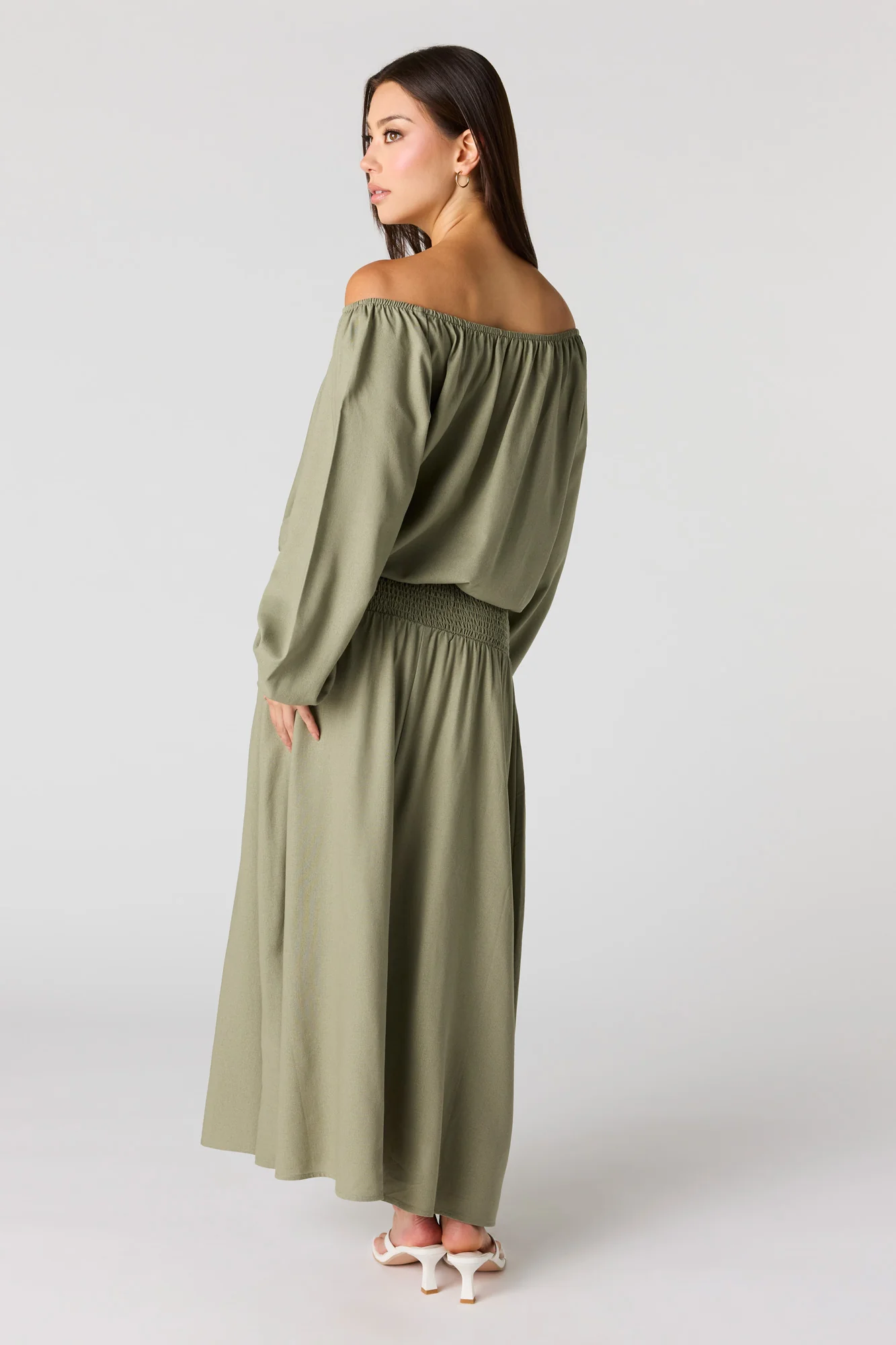 Linen-Blend Maxi Skirt - Image 3