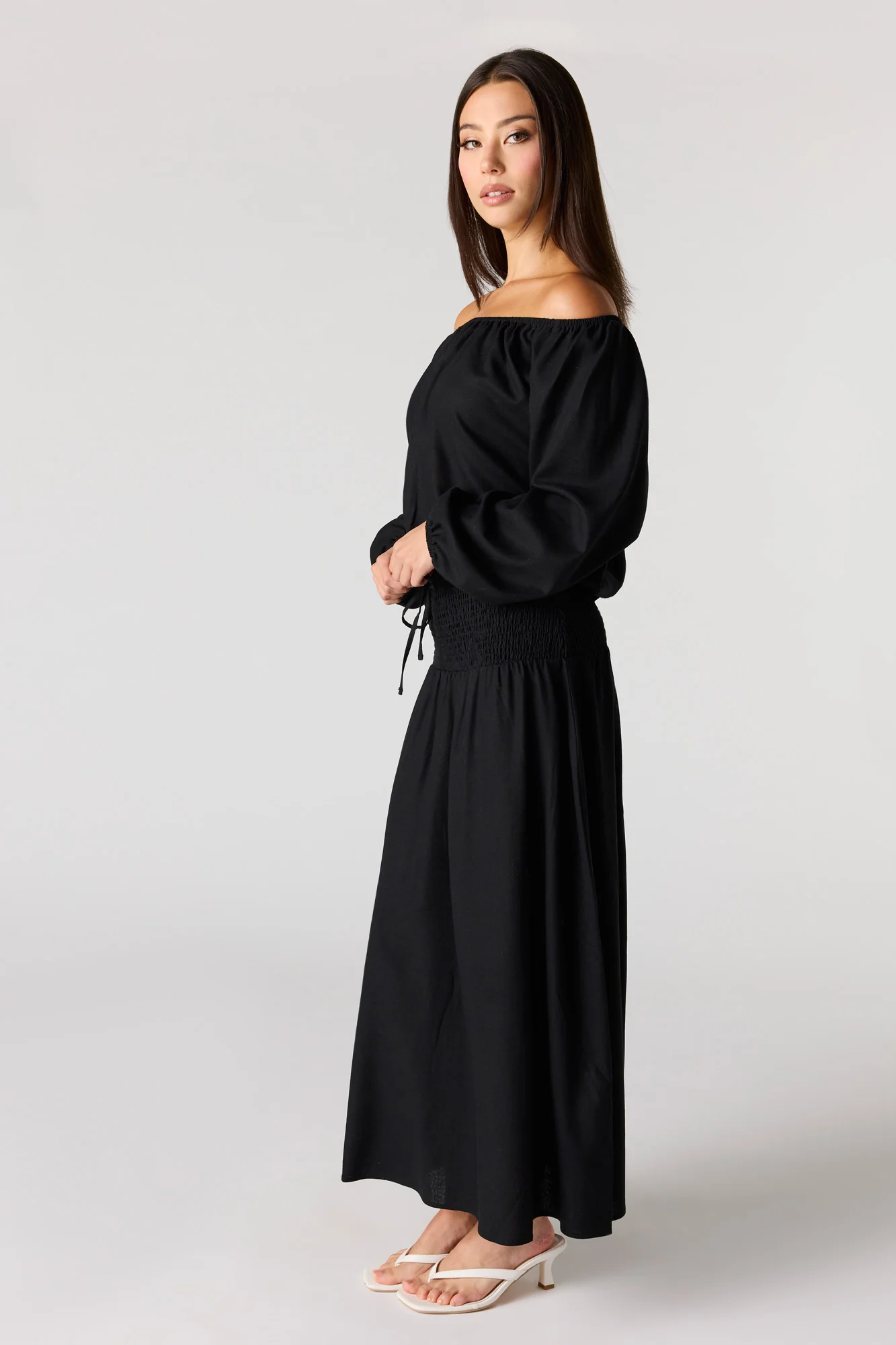 Linen-Blend Maxi Skirt - Image 6