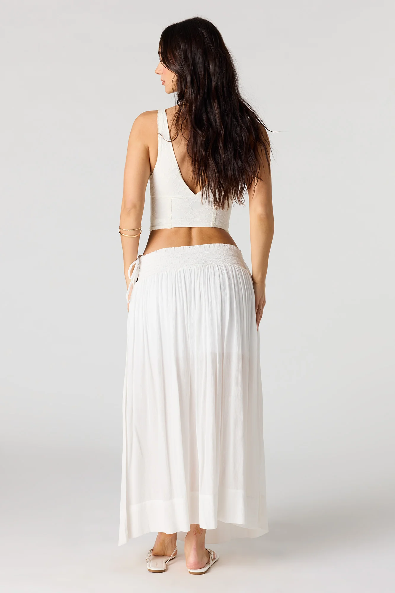 Side Tie Maxi Skirt - Image 6