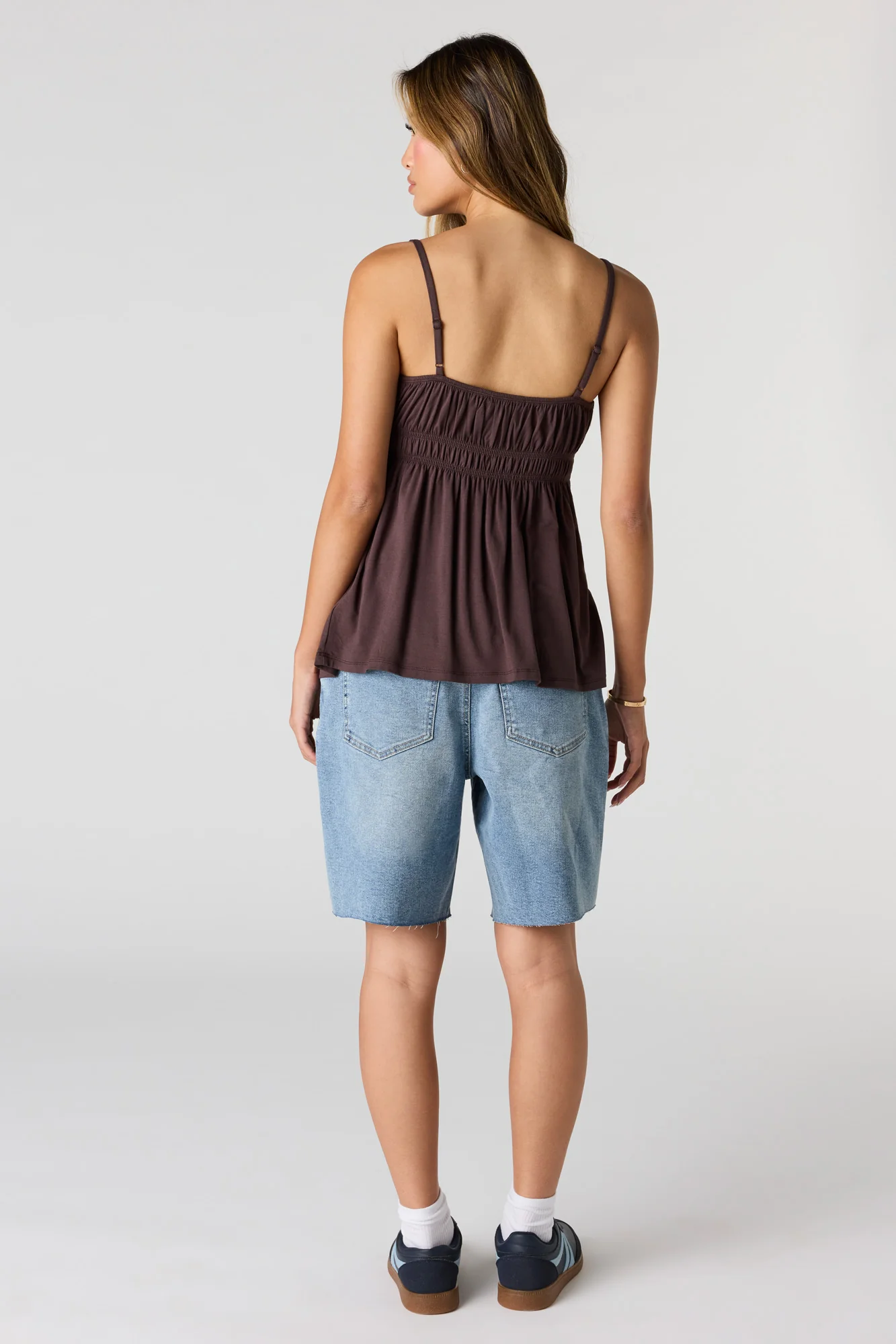 Low Rise Denim Bermuda Short - Image 6