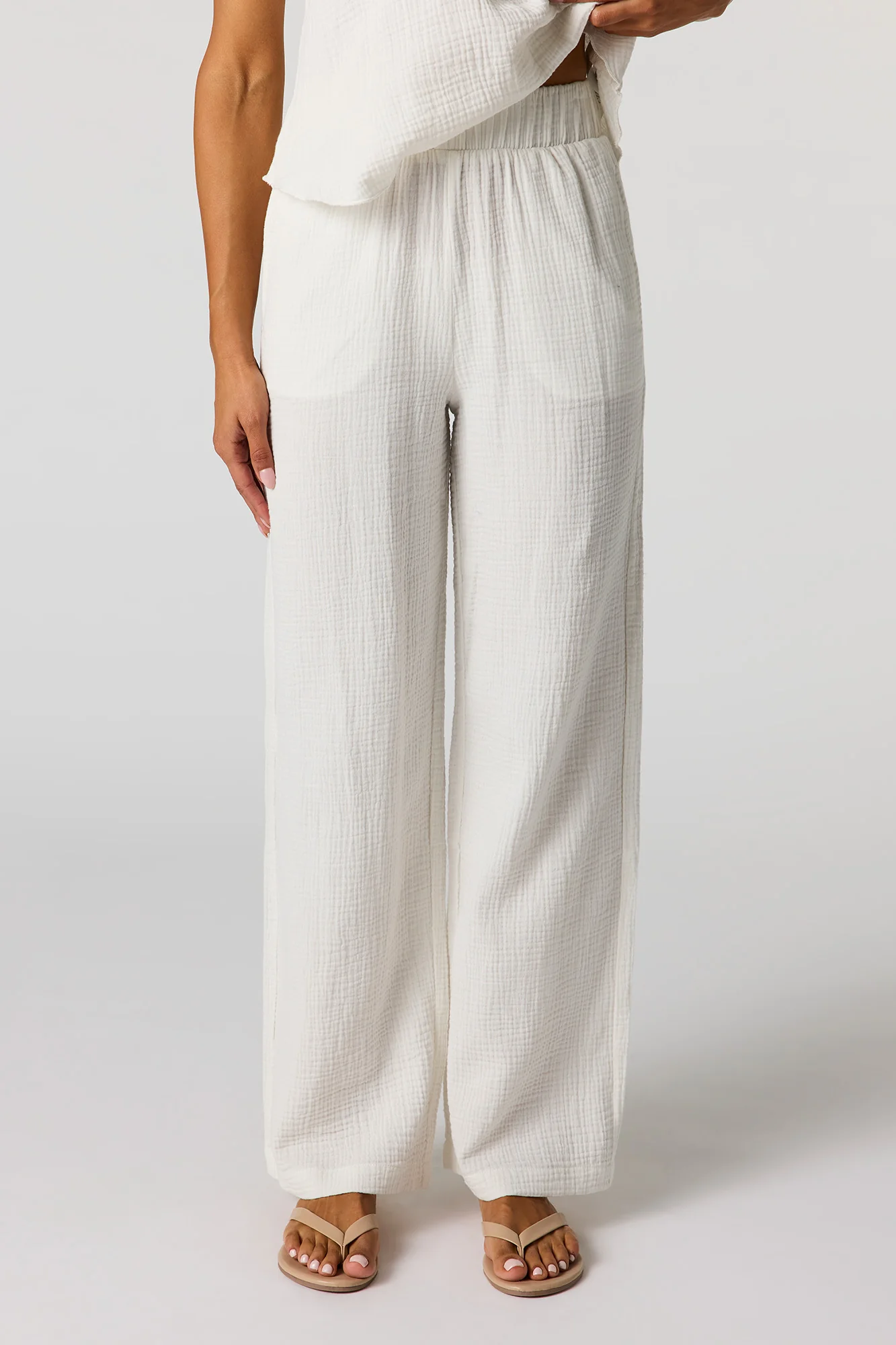 Gauze Wide Leg Pant - Image 6