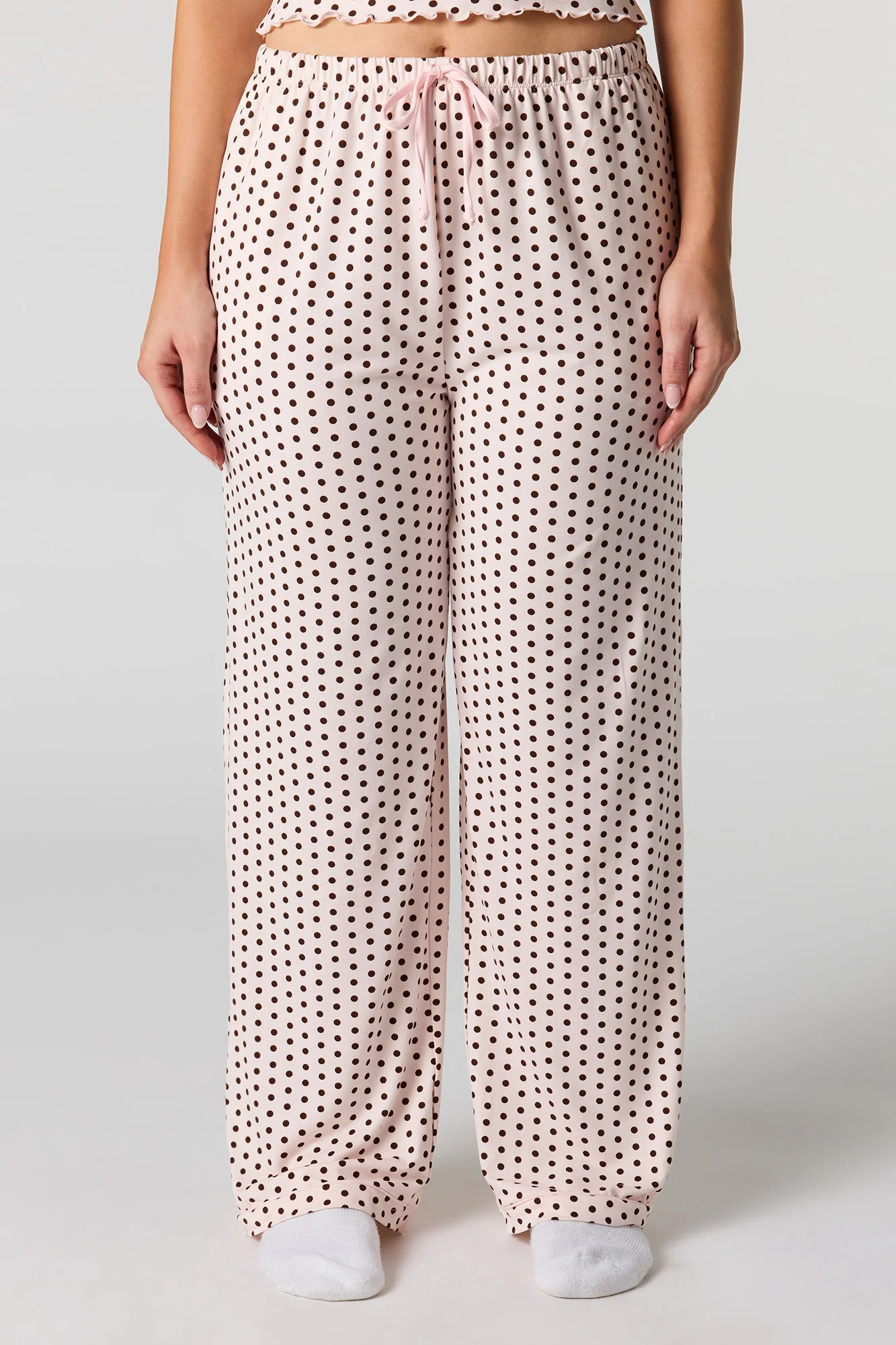 Lace V-Neck Tank & Pant Pajama Set - Image 3