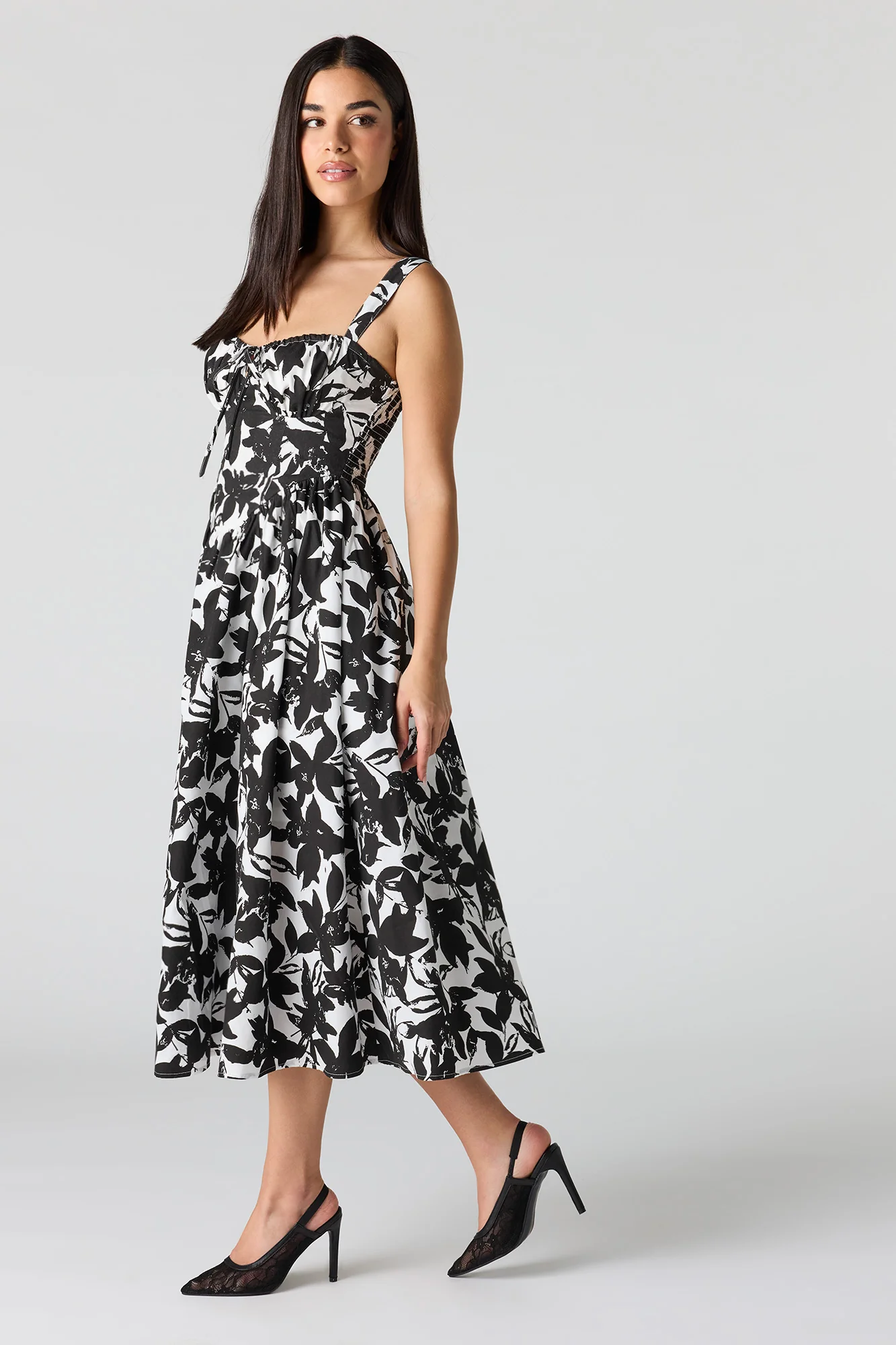 Corset Midi Dress - Image 19