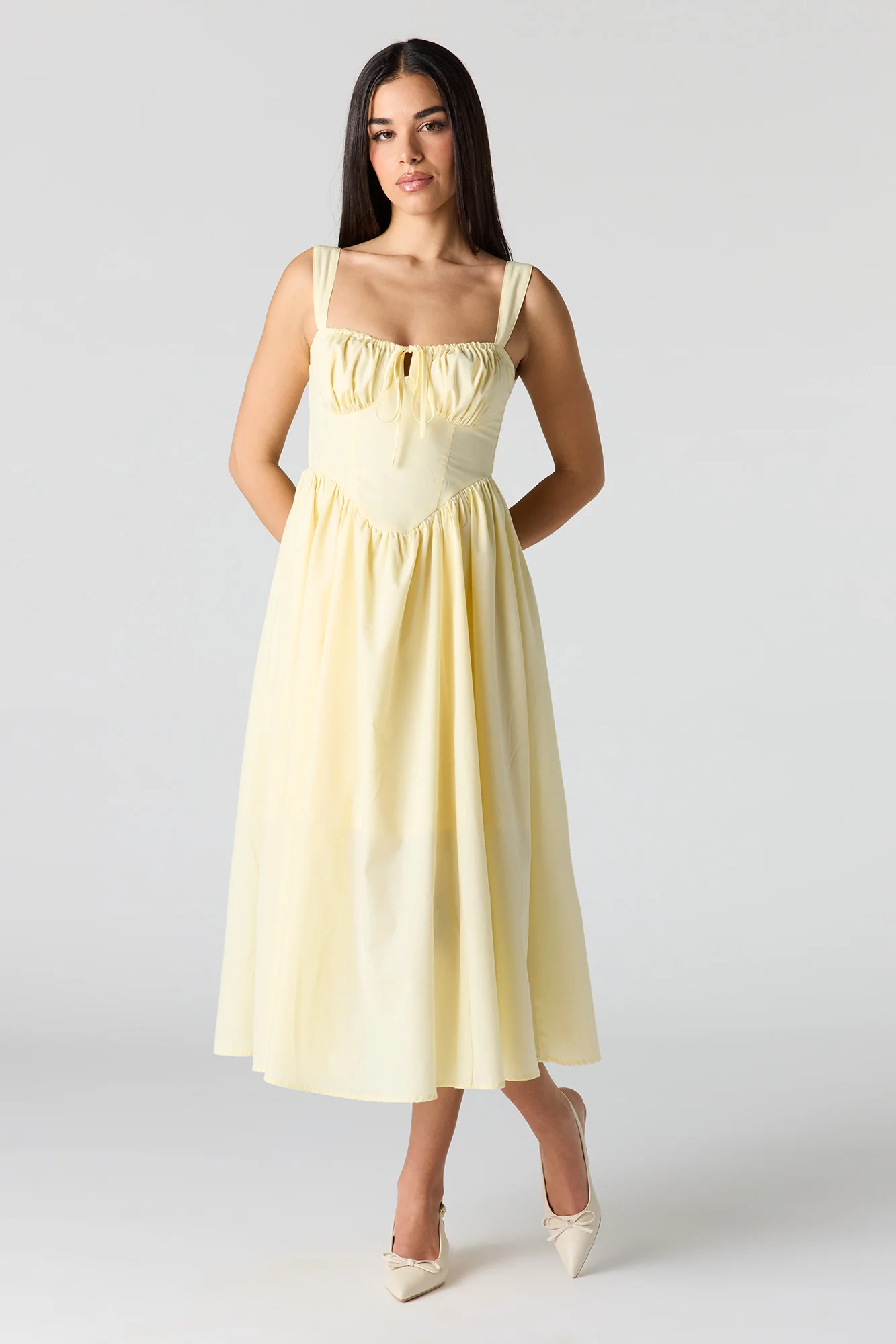 Corset Midi Dress - Image 8