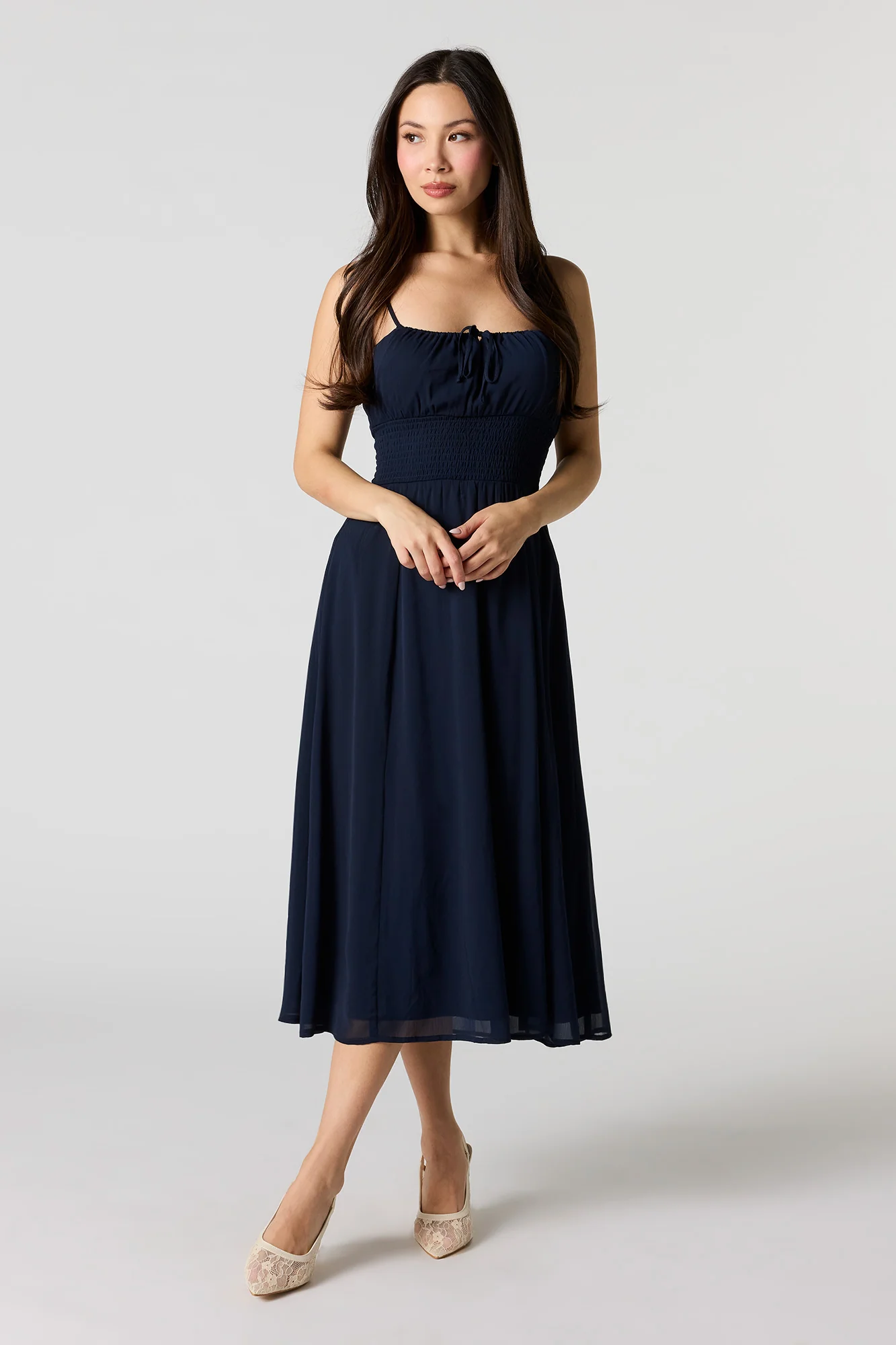 Chiffon Midi Dress - Image 10