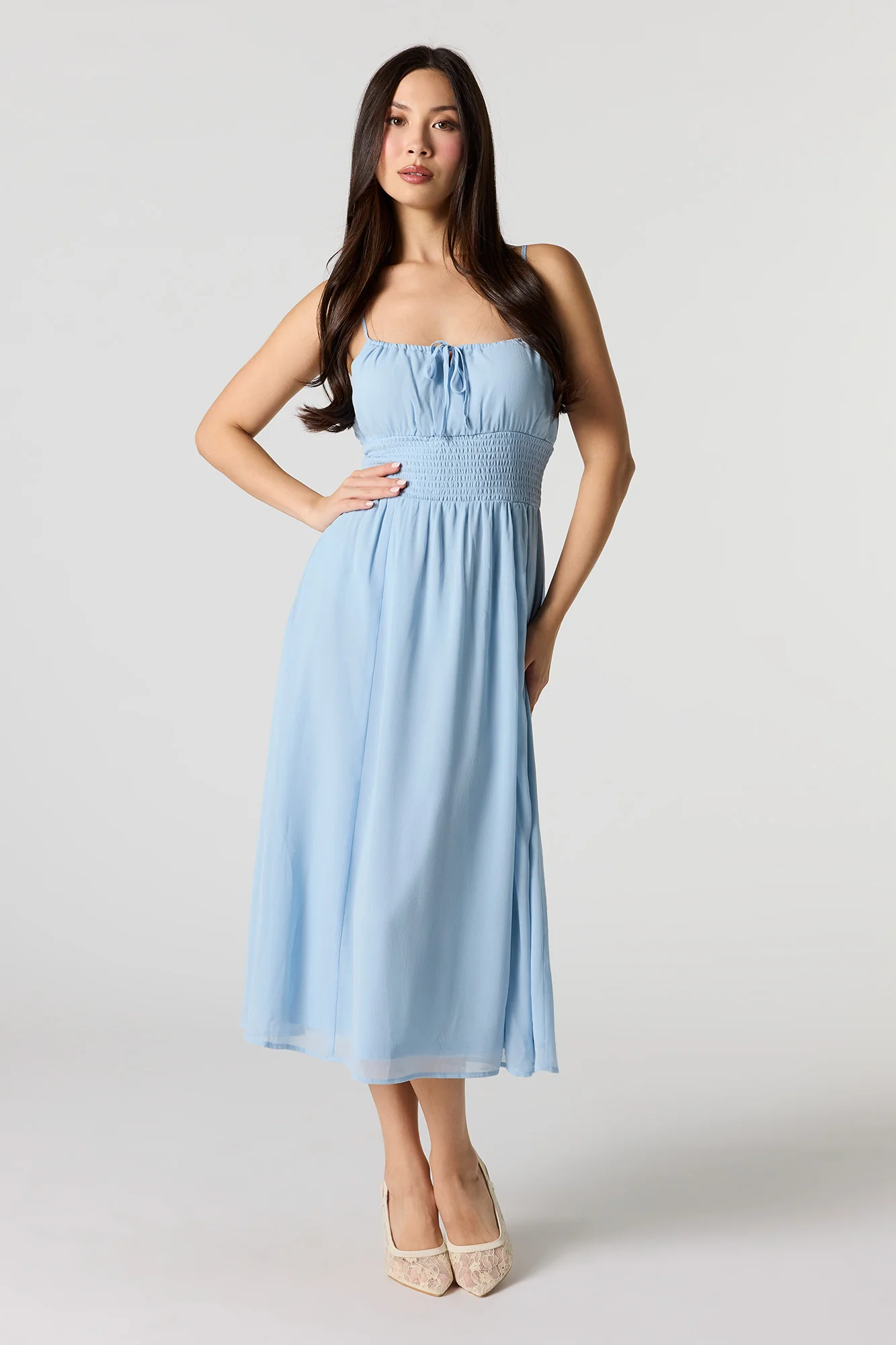 Chiffon Midi Dress - Image 13