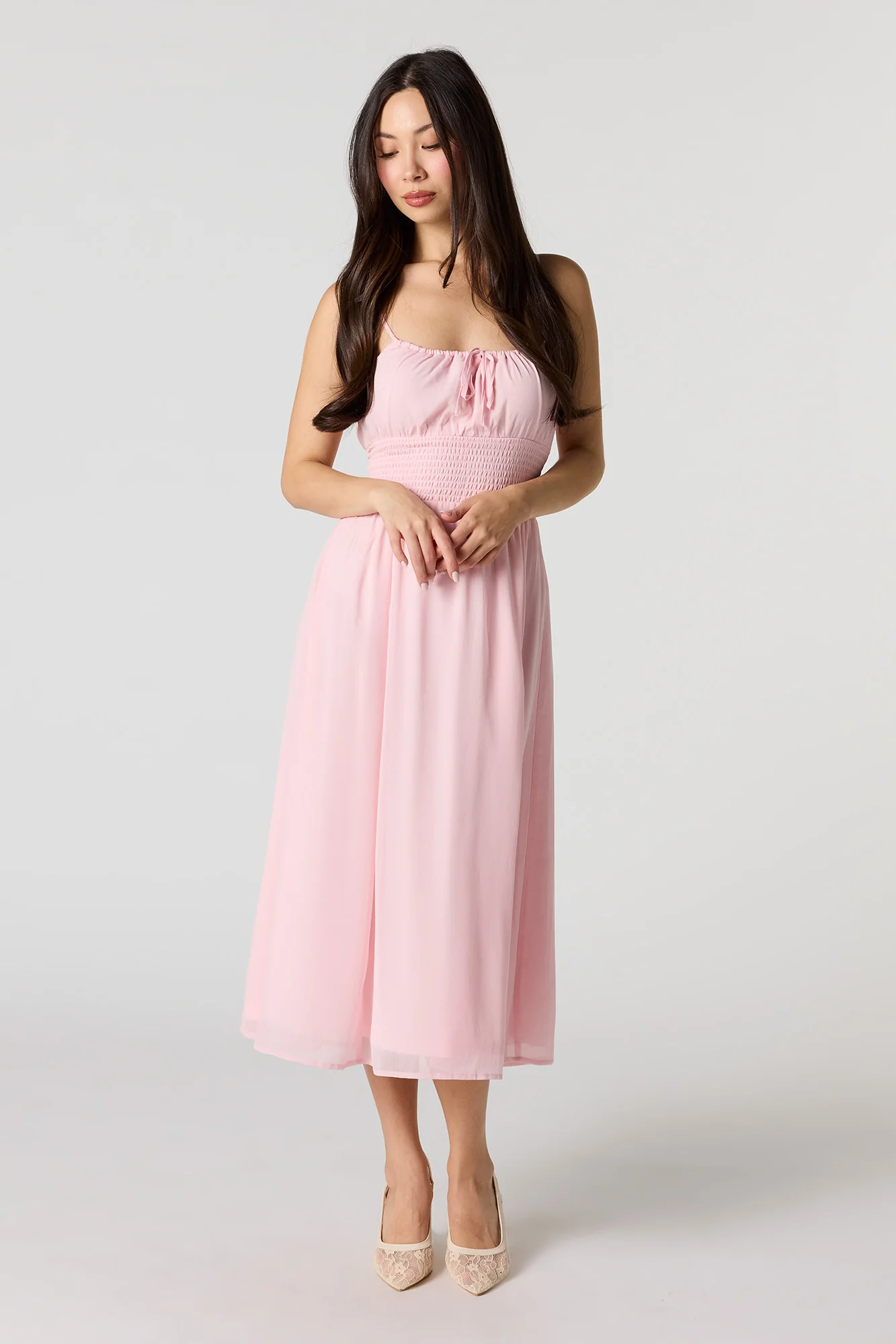 Chiffon Midi Dress - Image 16